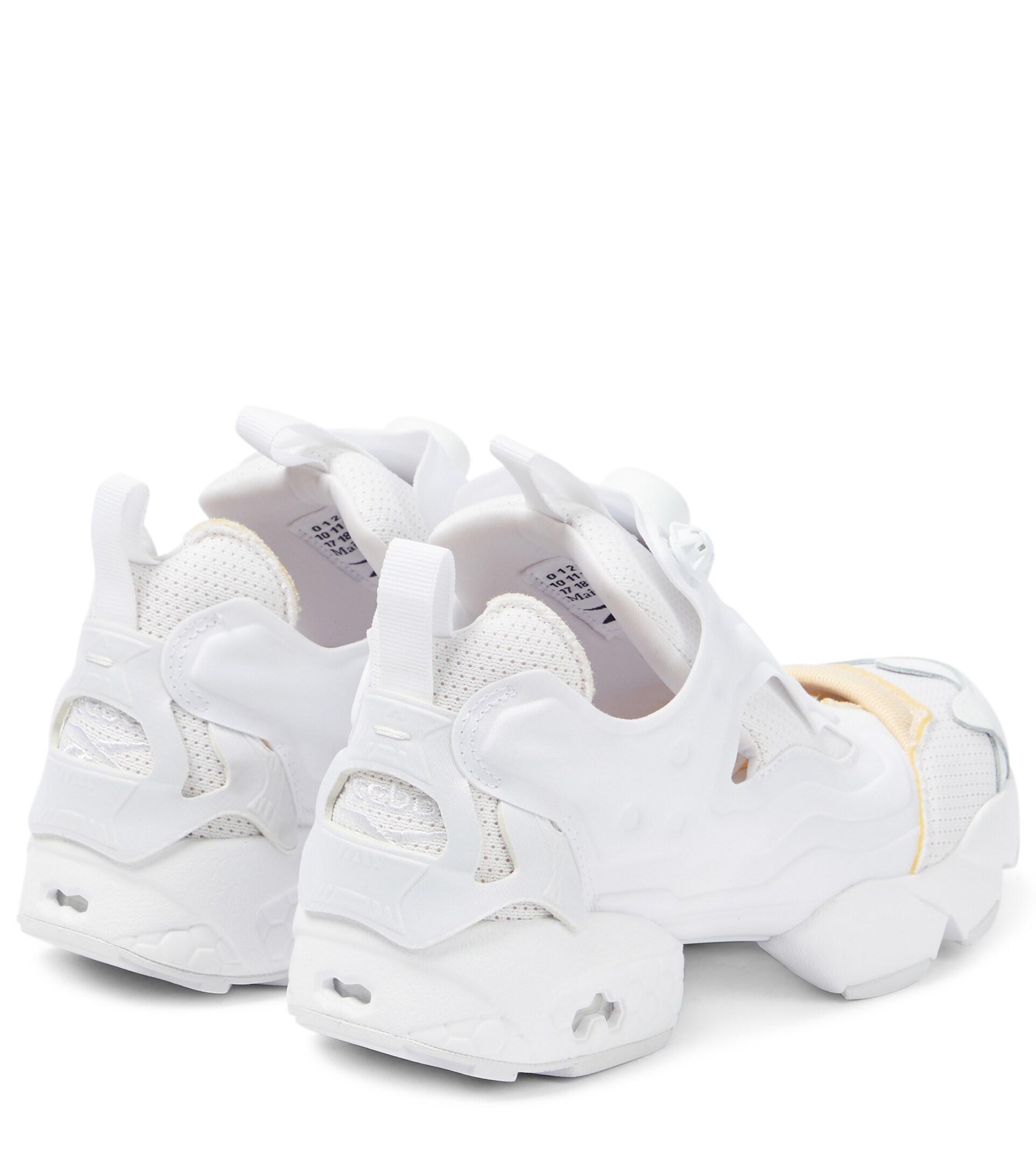 Maison Margiela X Reebok Instapump Fury Sneakers in White | Lyst