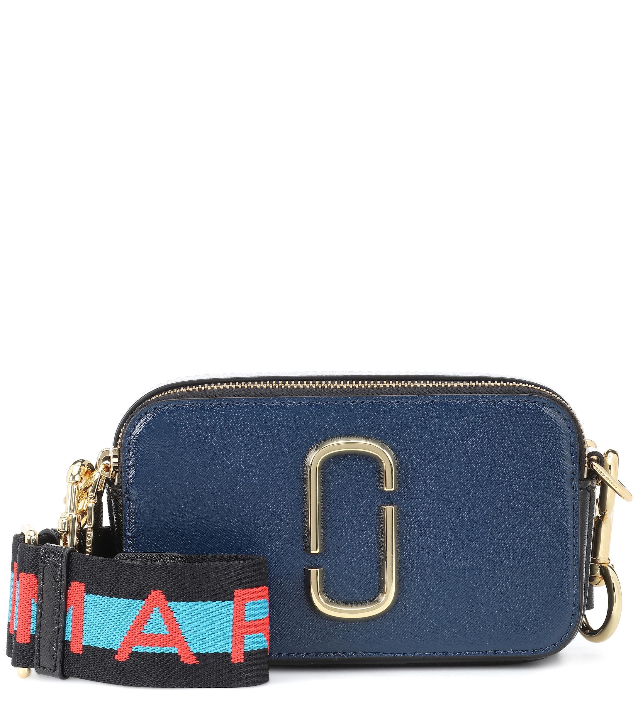 Marc Jacobs Snapshot Small Leather Crossbody Bag in Blue - Save 34% - Lyst