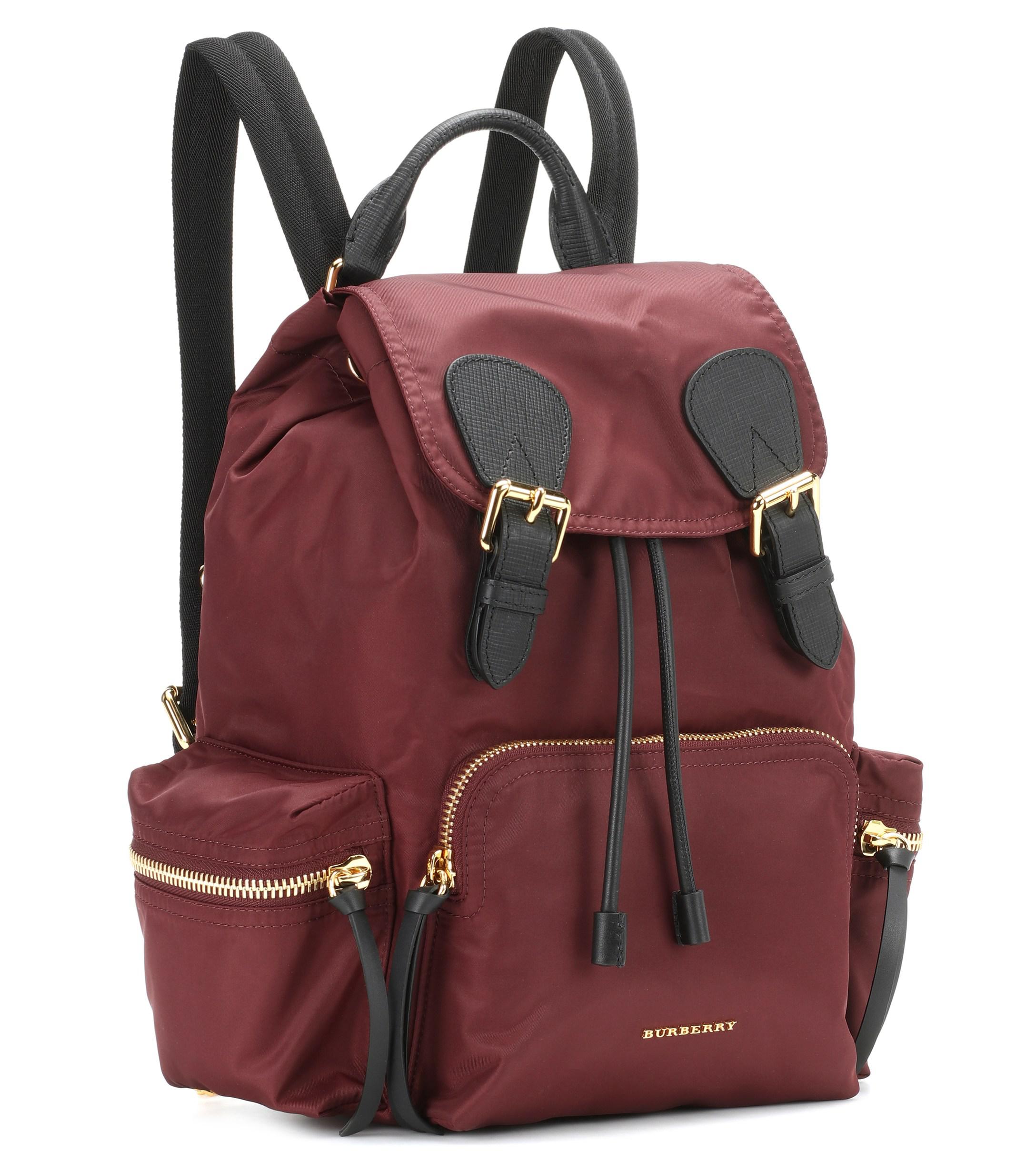 Burberry The Rucksack Medium Backpack in Red Lyst