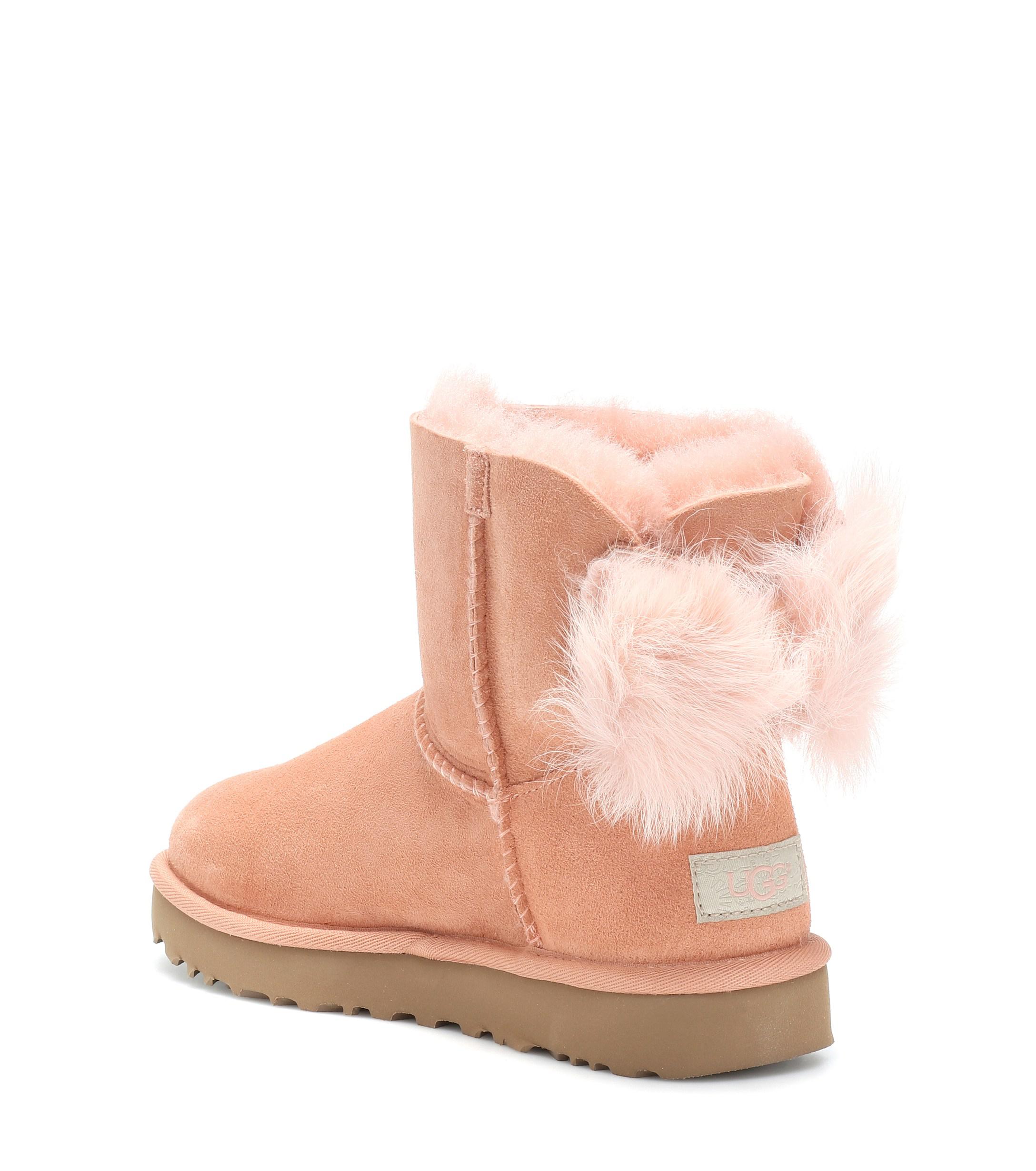 pink fluff ugg boots