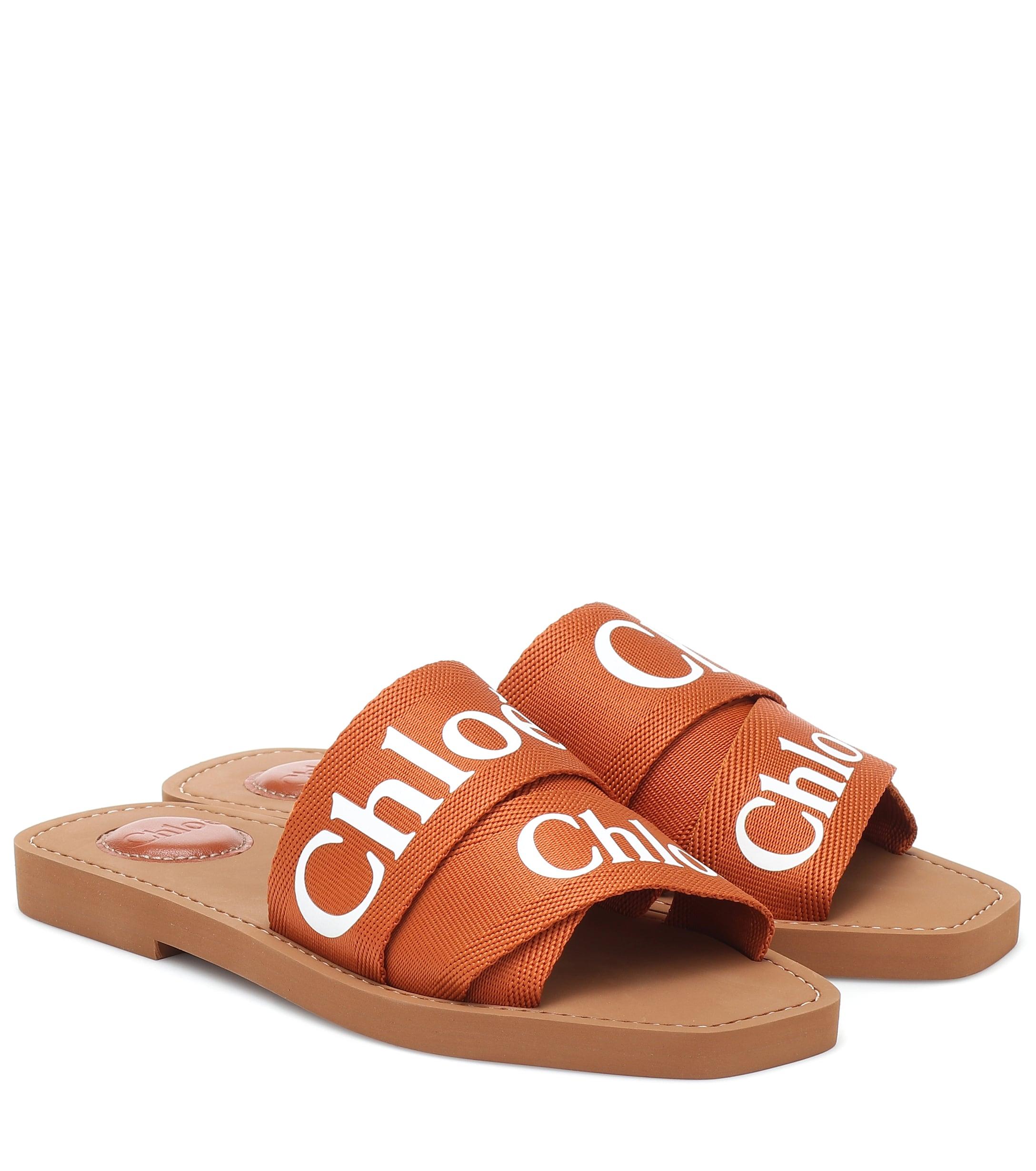 chloe sandals brown thomas