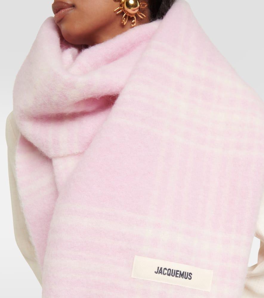 Jacquemus L'Echarpe Carro Wool-Blend Scarf in Pink | Lyst