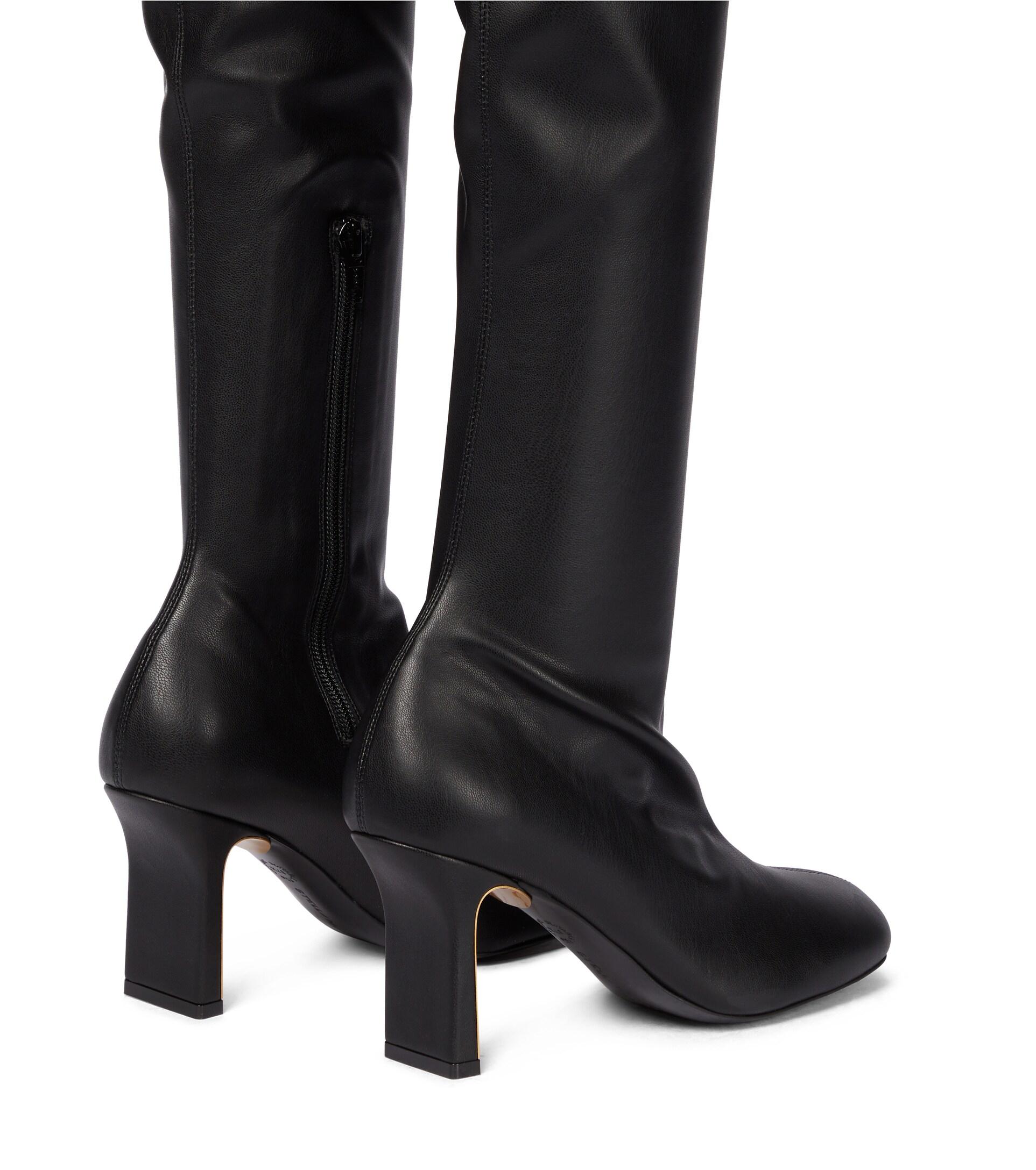 Stella McCartney Ivy Over-the-knee Boots in Black | Lyst