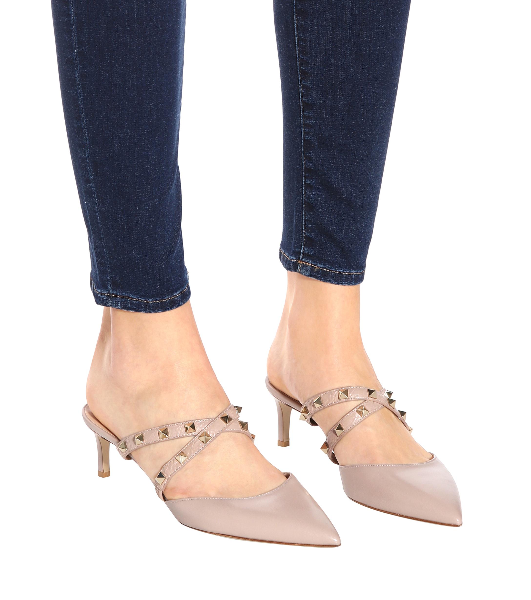 valentino studwrap mules
