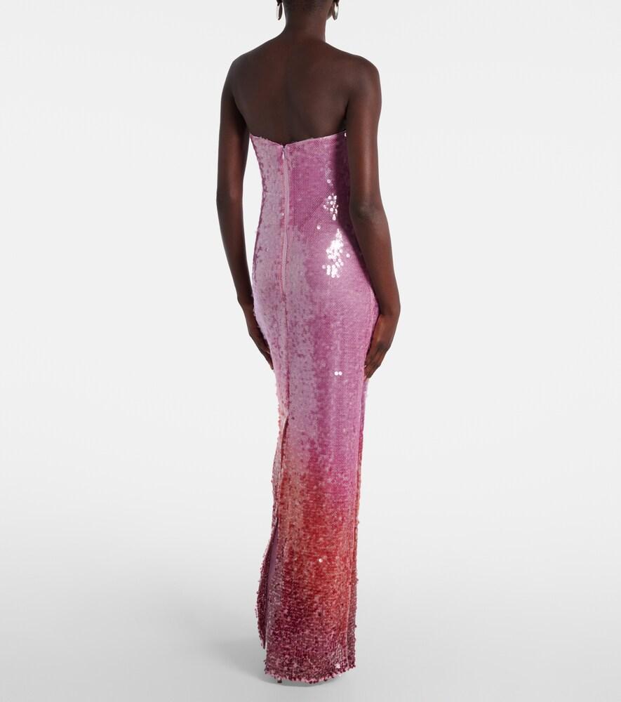 jonathan simkhai pink sequin dress Leilani Gown