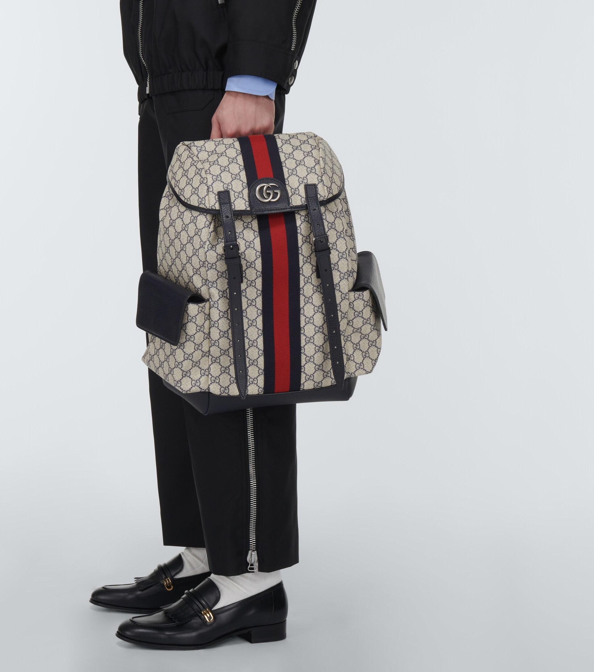Gucci Medium Ophidia Leather Backpack - Farfetch