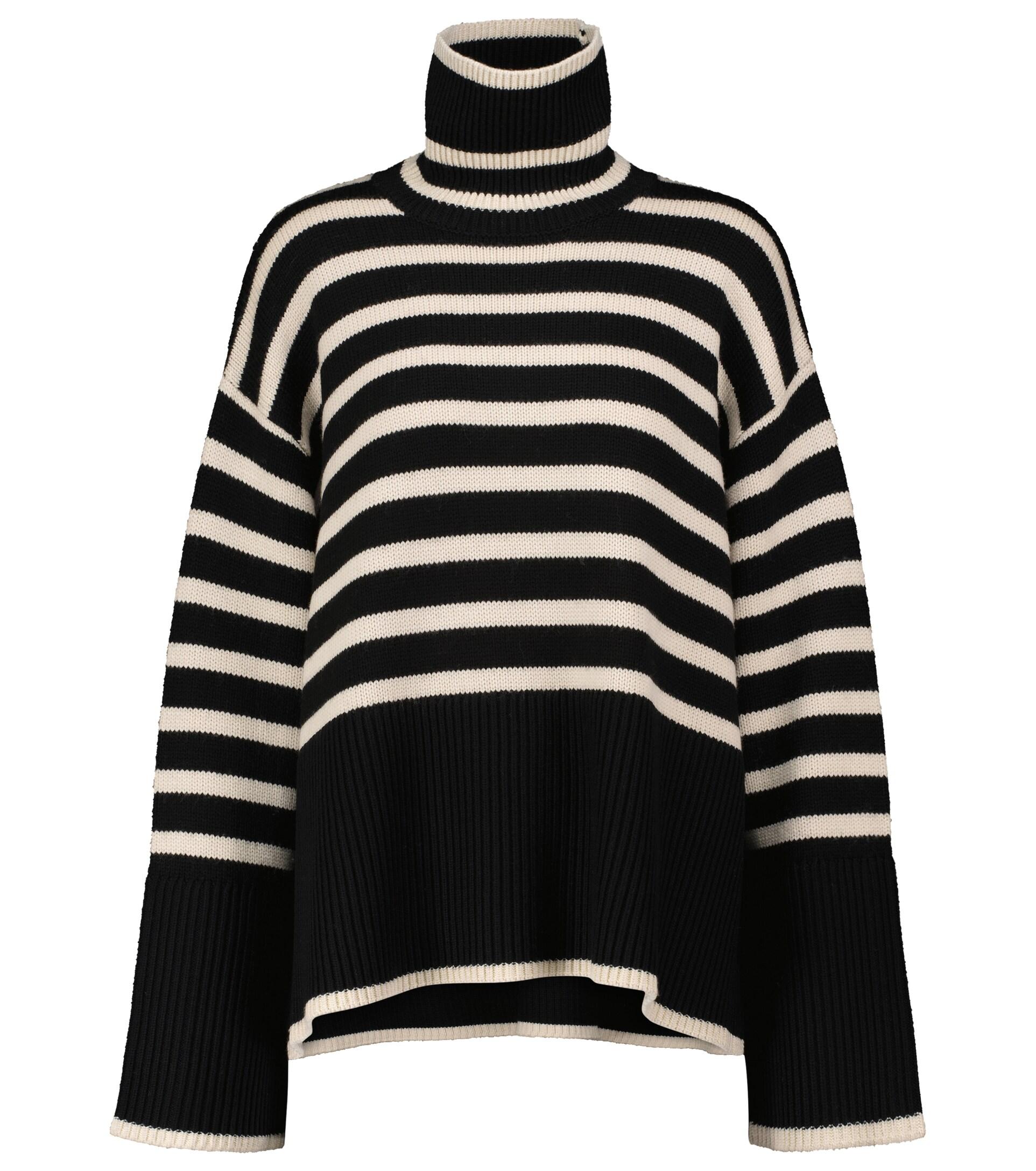 Signature Striped Turtleneck Sweater 