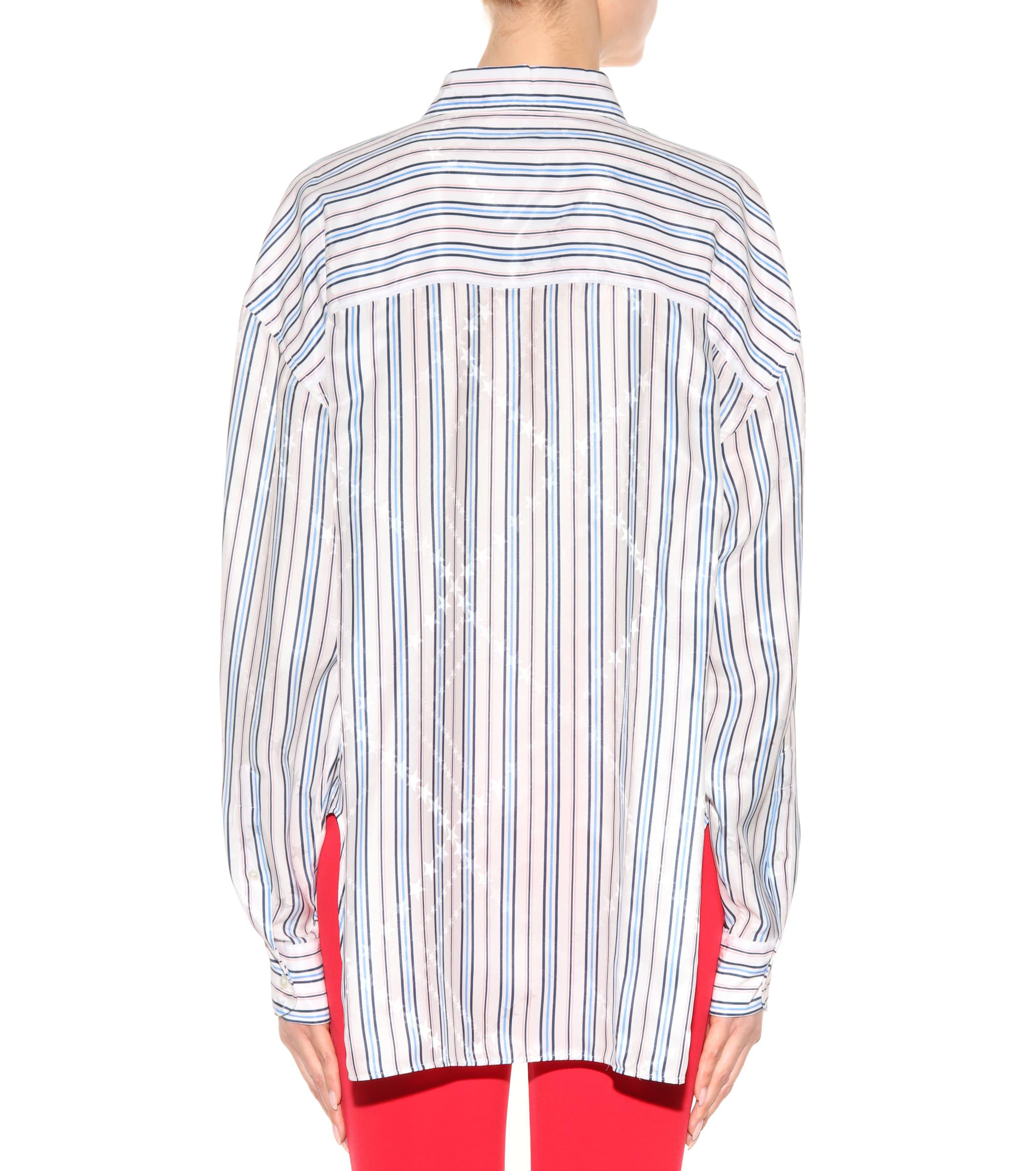 balenciaga pinstripe shirt