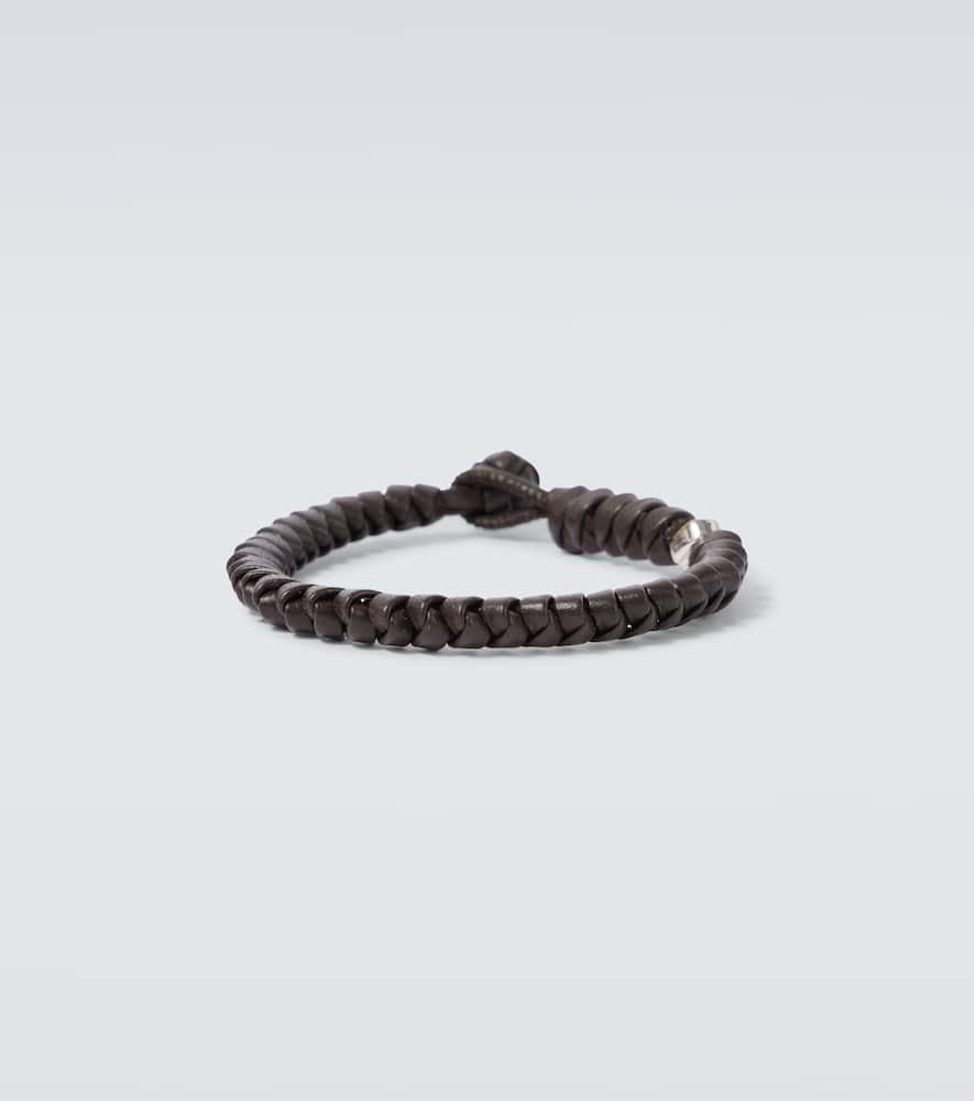 ブレスレット BOTTEGA VENETA  bracelet in woven leather Shop Bottega Veneta - Braided Leather Bracelet | Saks Fifth
