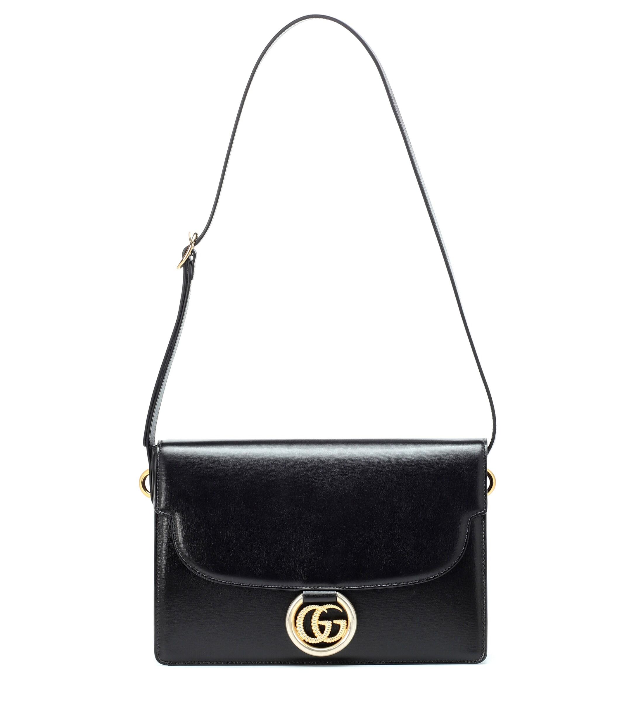 gucci gg black shoulder bag