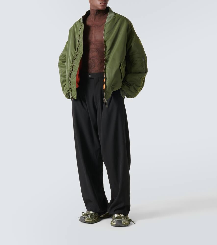 【BALENCIAGA】Bomber Jacket Large Fit ボンバージャケット Bomber Jacket Large Fit in Black | Balenciaga US