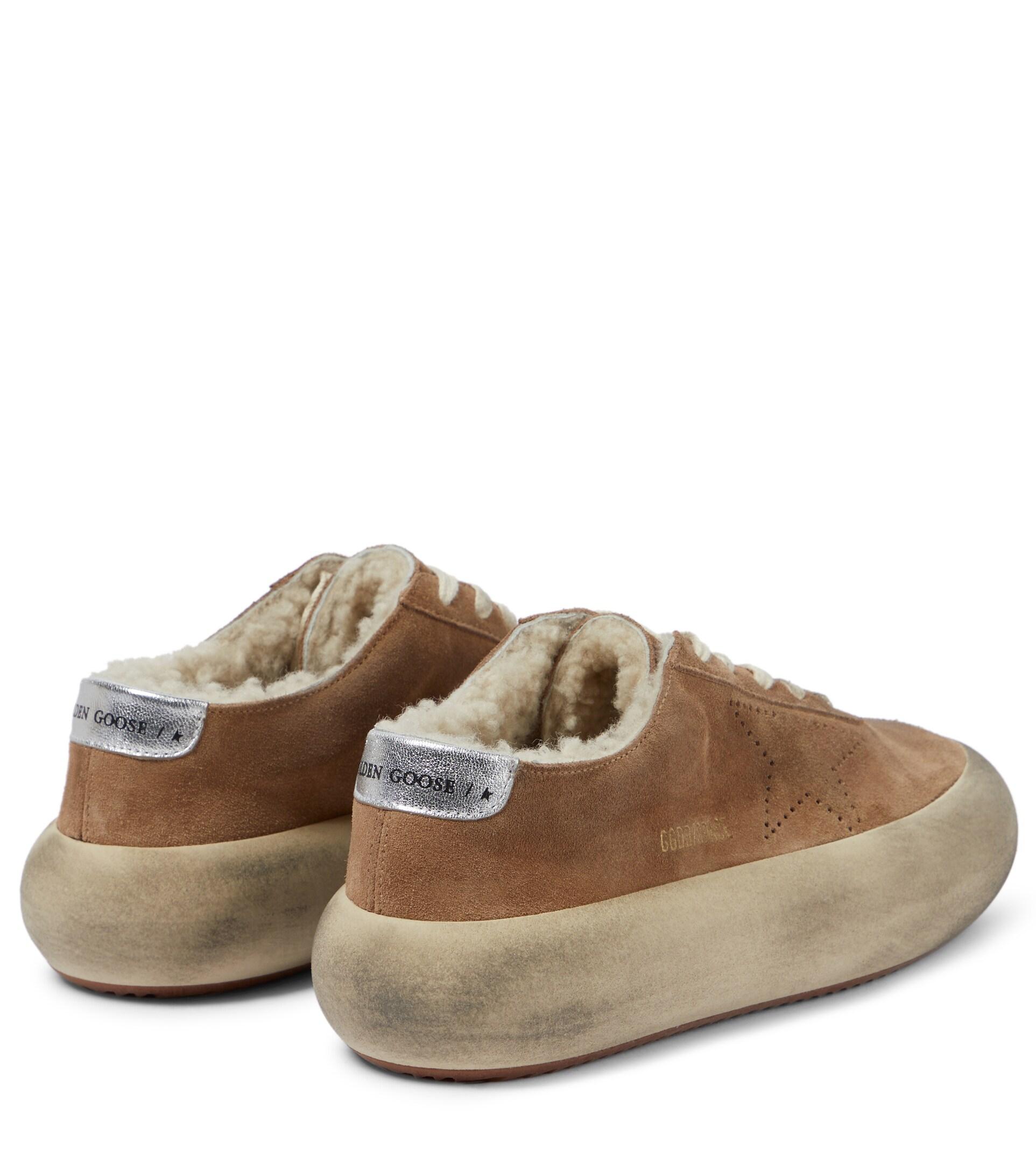 shearling lined sneakers