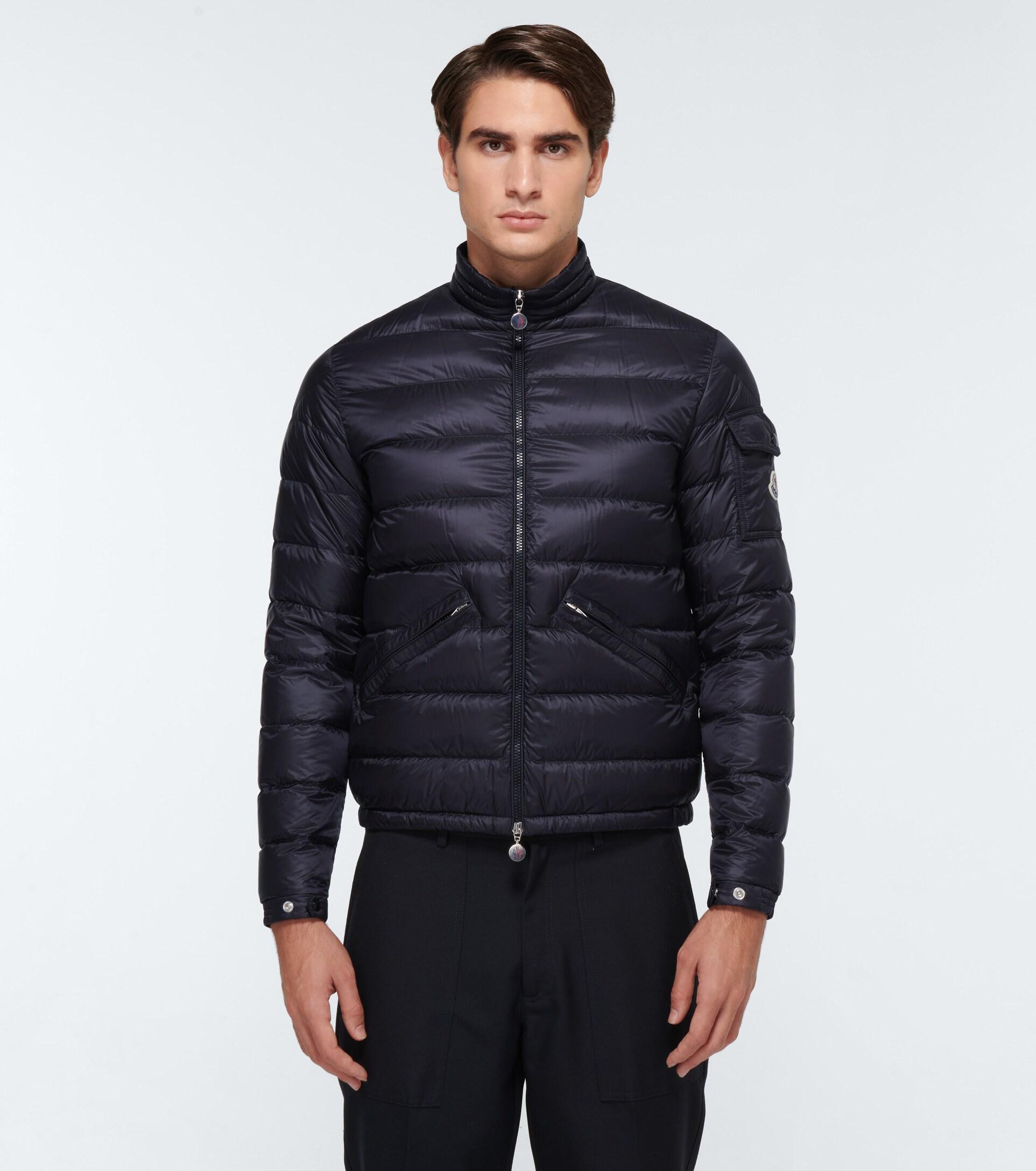 Moncler Black Down Agay Jacket for Men | Lyst