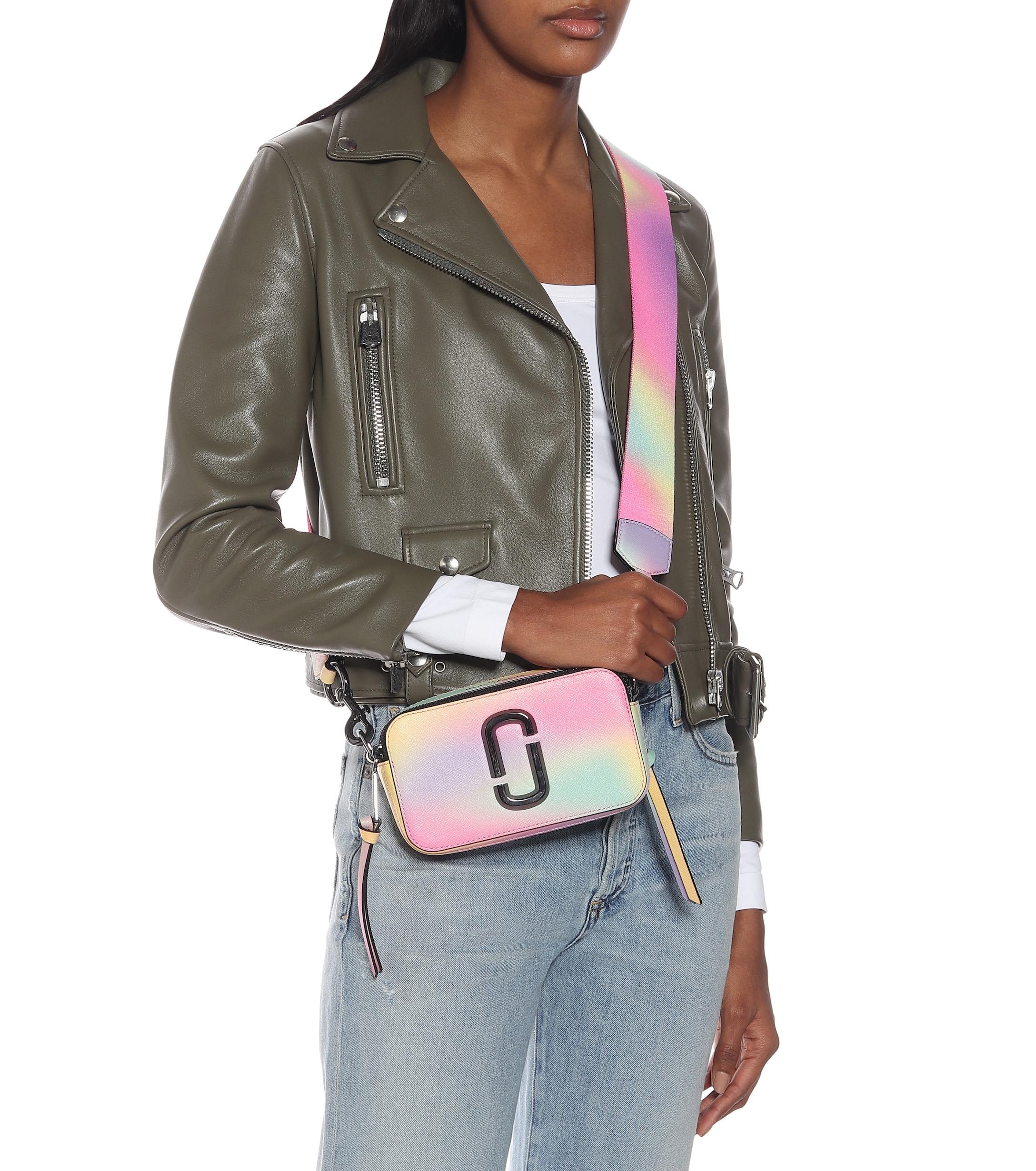 Marc Jacobs Snapshot Ombre’ Airbrush Leather Crossbody Handbag