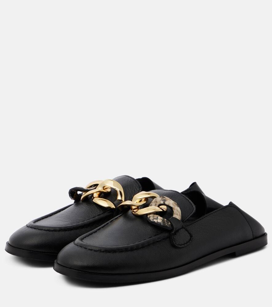 【Chloe】スカラップ エッジ バレリーナ フラット ブラック ブラック エッジ 【Chloe】スカラップ フラット バレリーナ