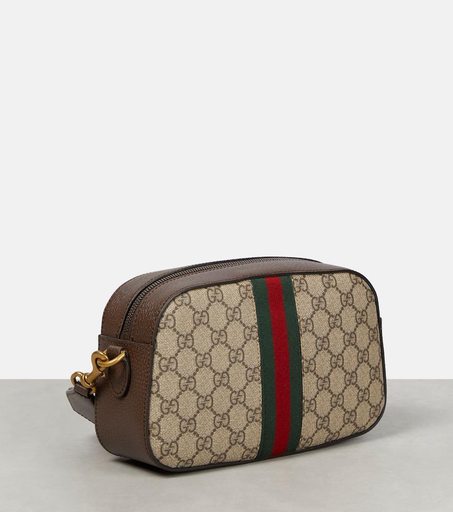 Gucci Ophidia GG Small Shoulder Bag in Brown | Lyst
