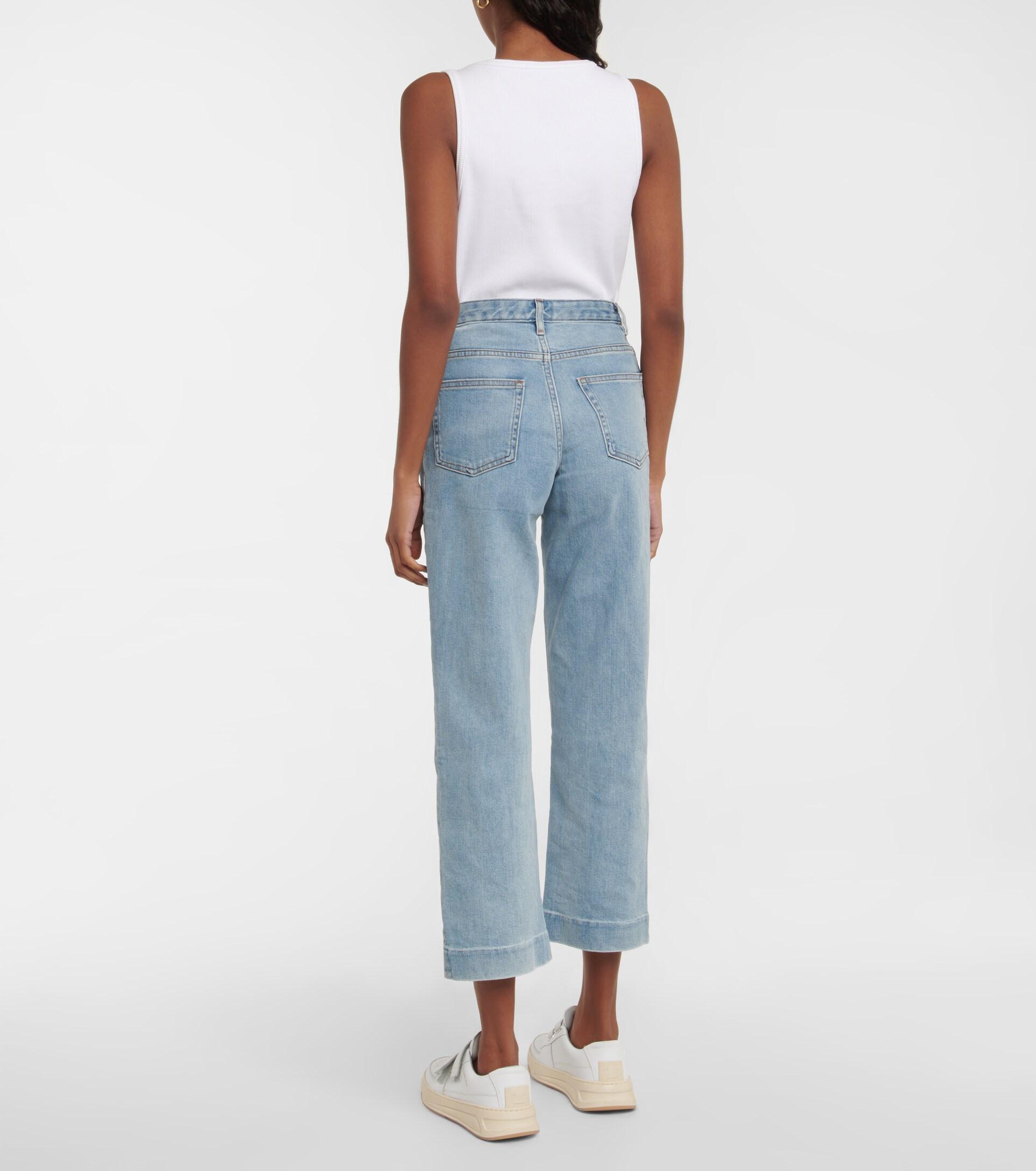 A.P.C. Sailor Mid-rise Straight Jeans in Blue | Lyst