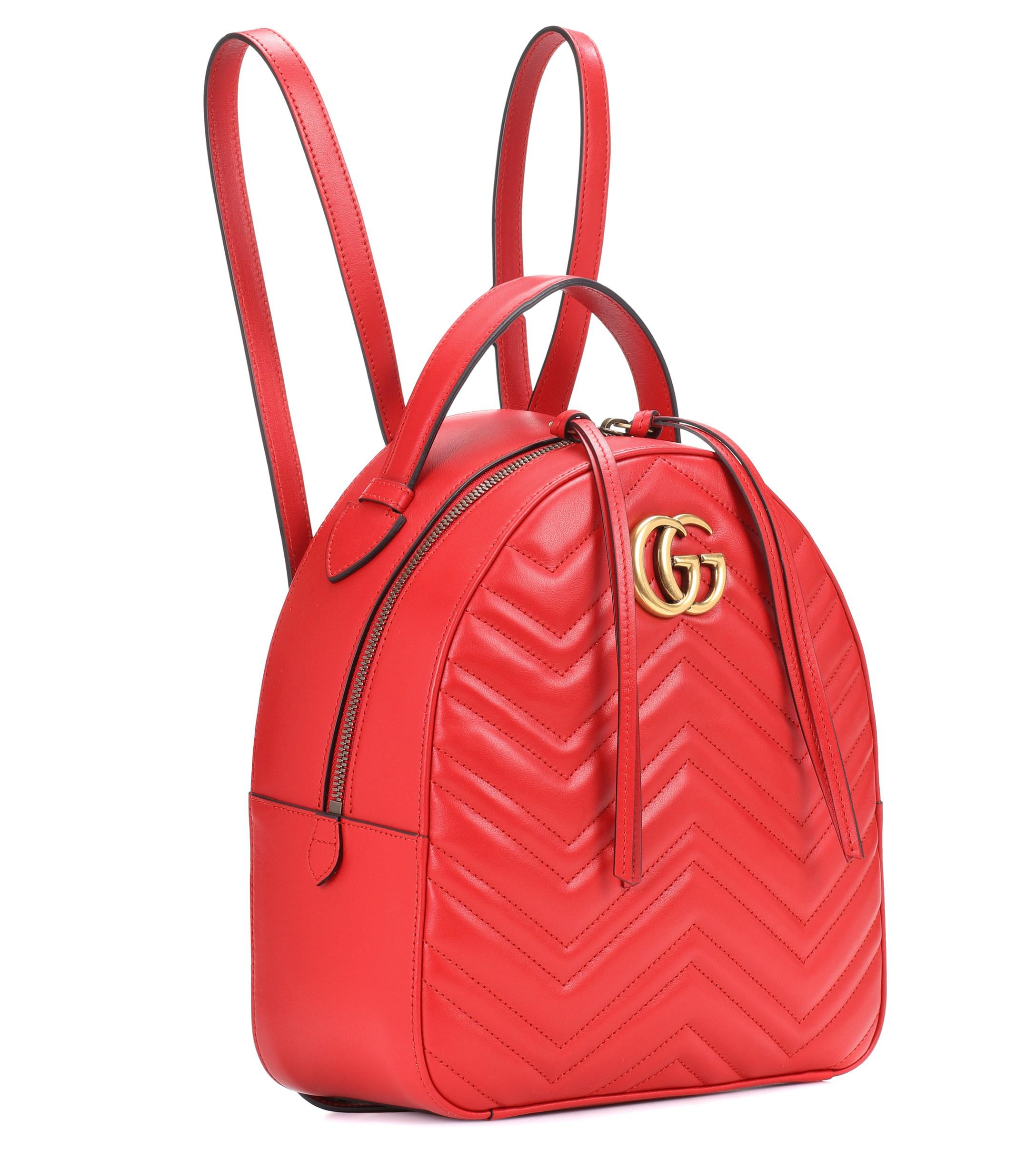gucci gg marmont matelassé backpack