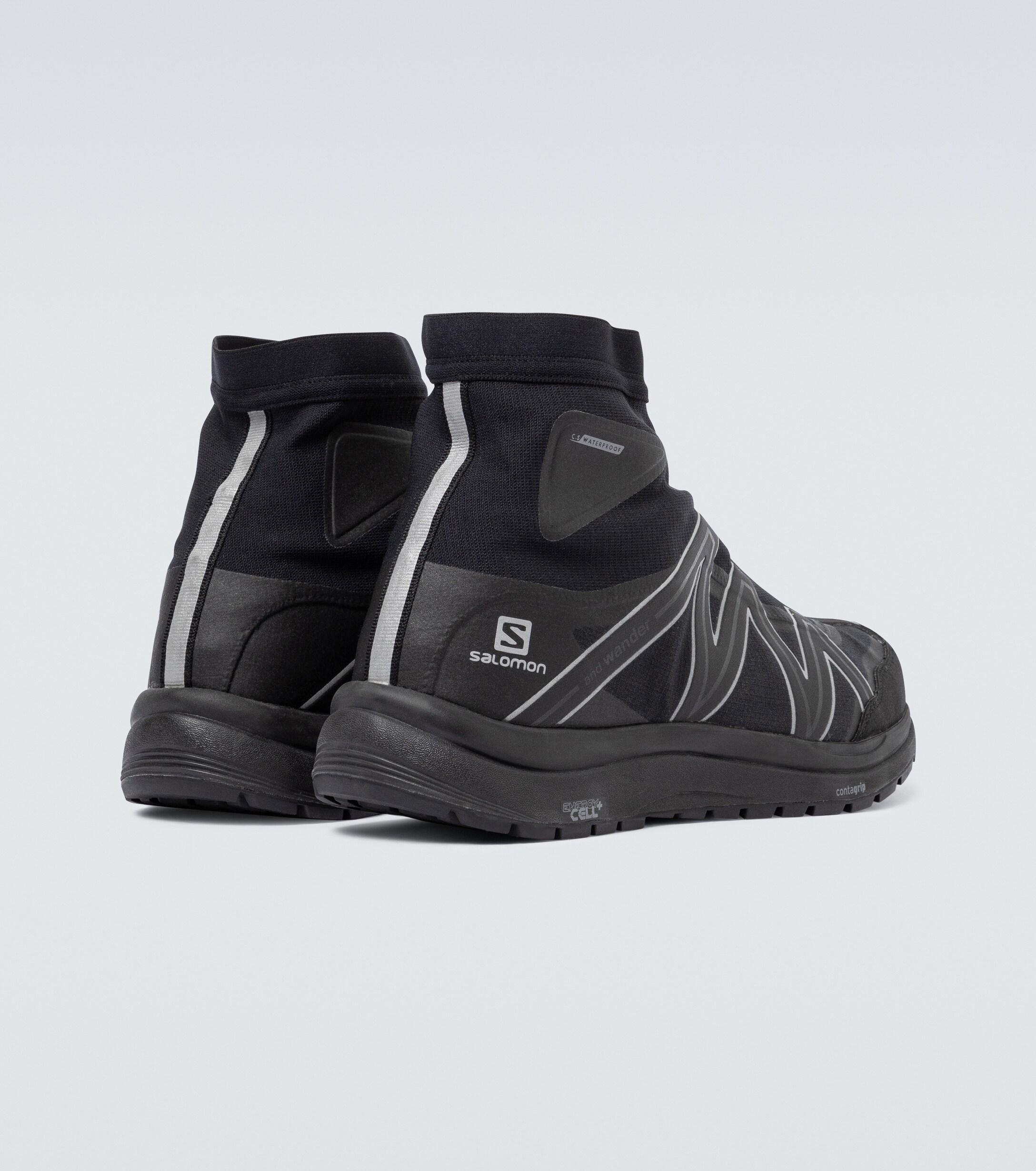 and wander X Salomon Odyssey Cswp Sneakers in Black for Men | Lyst