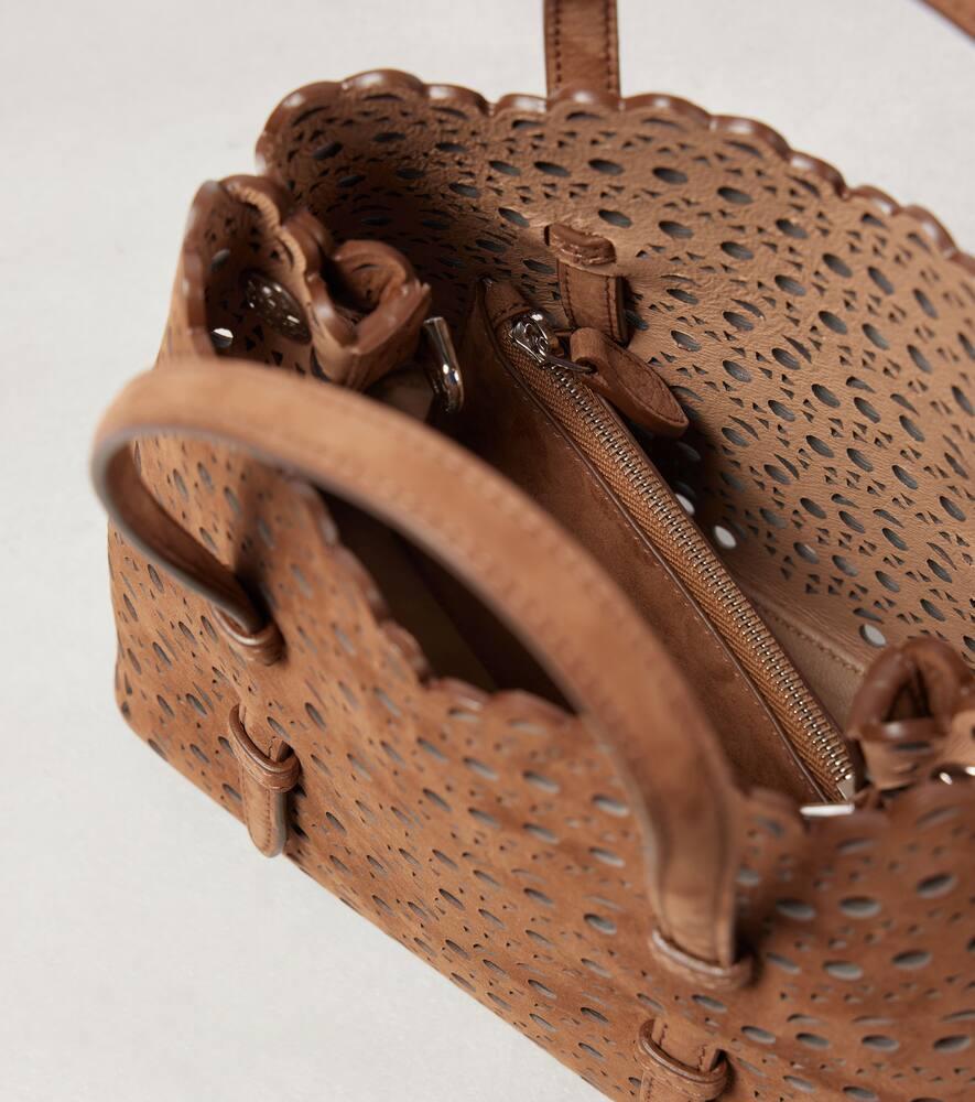ALAIA｜Mina 20 VIENNEウェーブ ブラウンスエードバッグ Alaïa | Mina 20 vienne vague brown tote bag | Savannahs