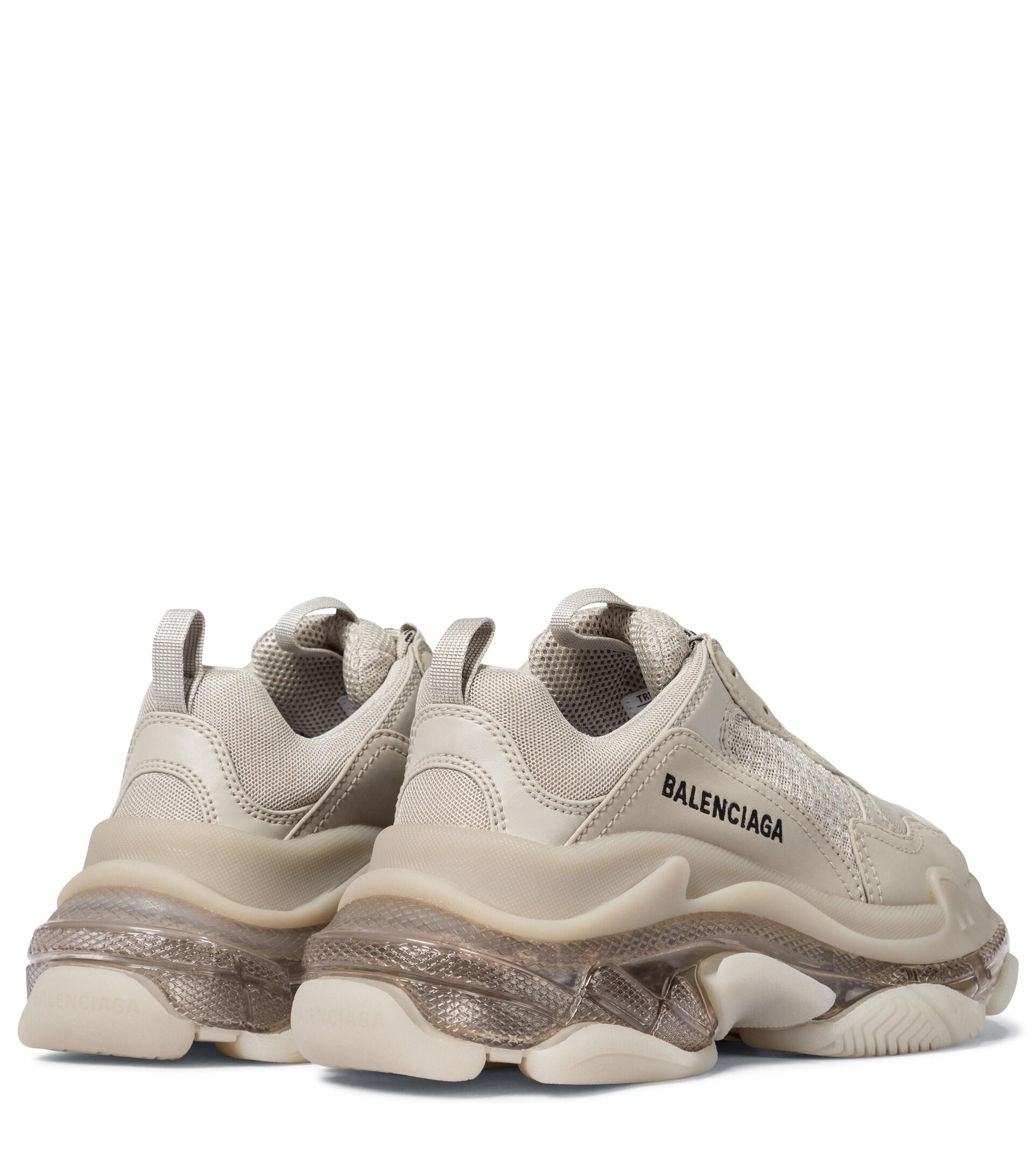 balenciaga nude trainers