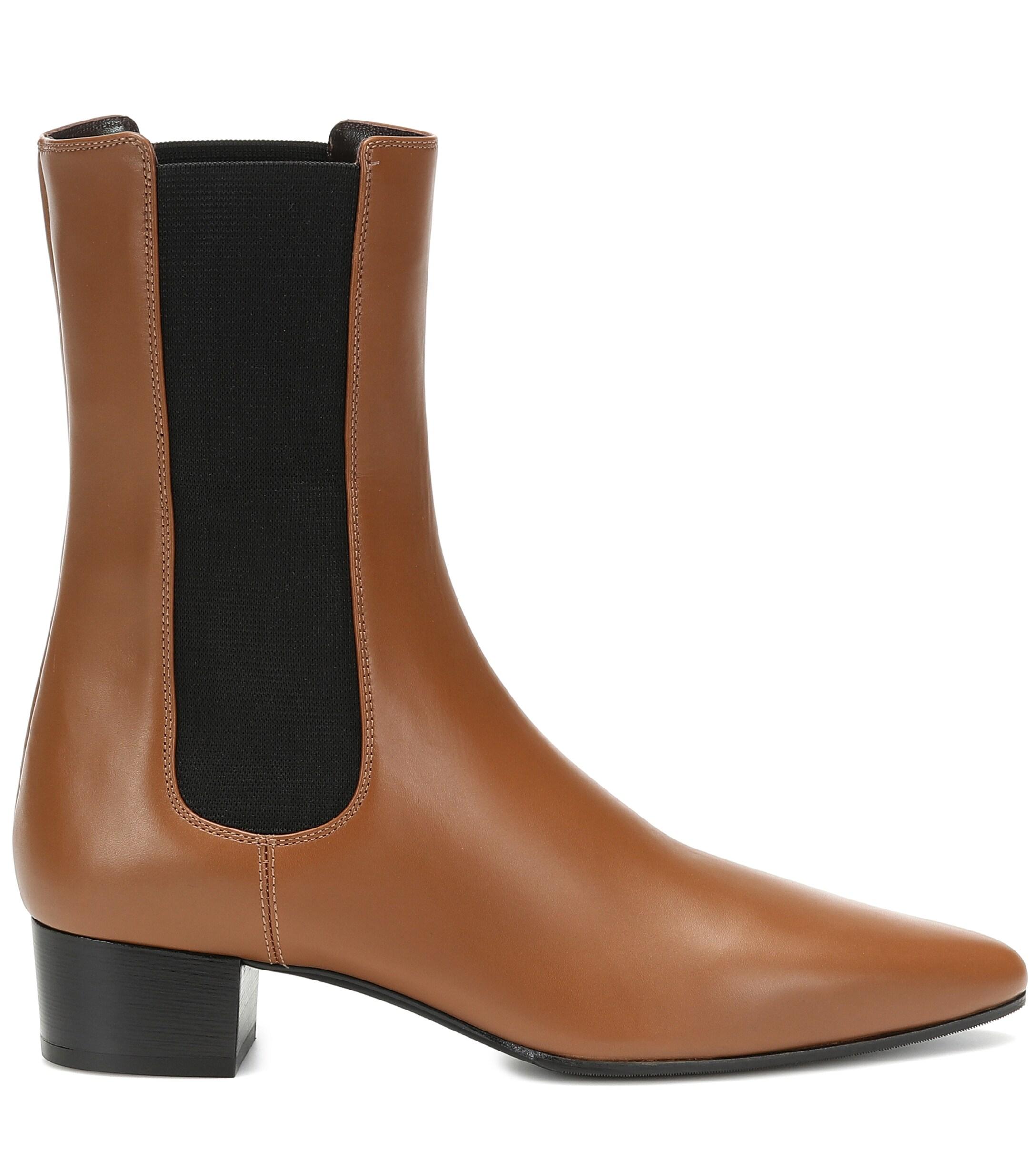the row front zip boots