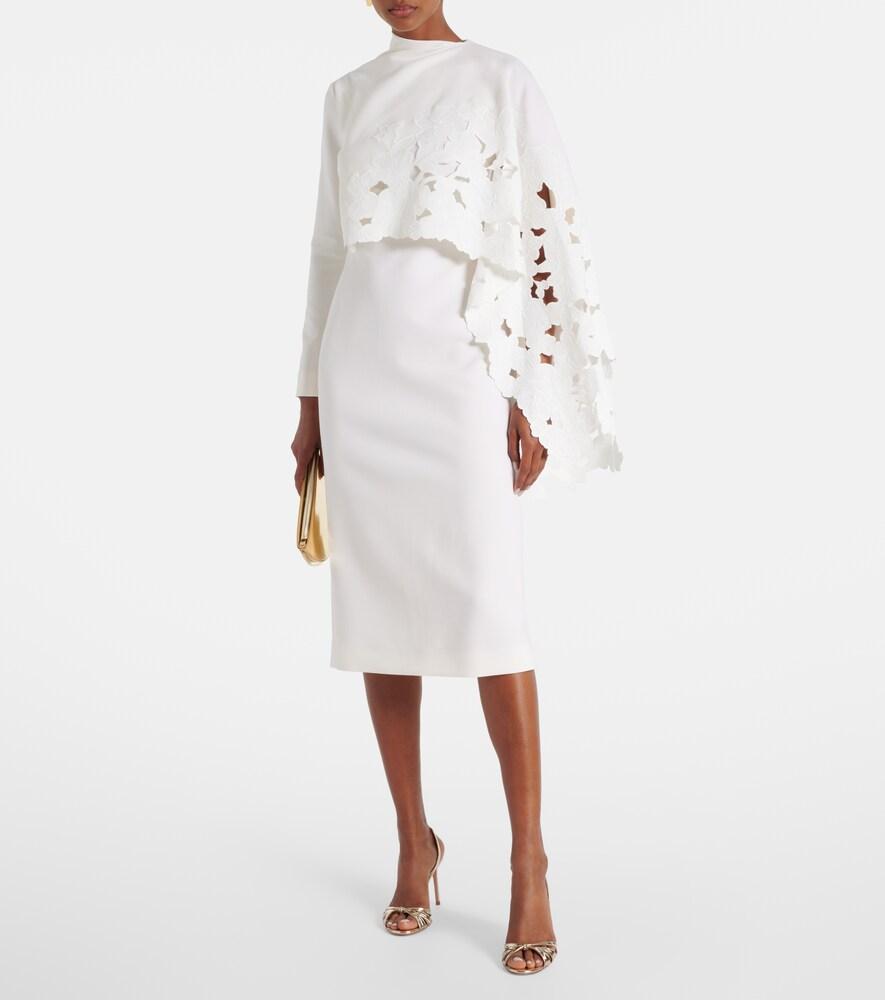 white midi petite dress Waiting On You Midi Dress