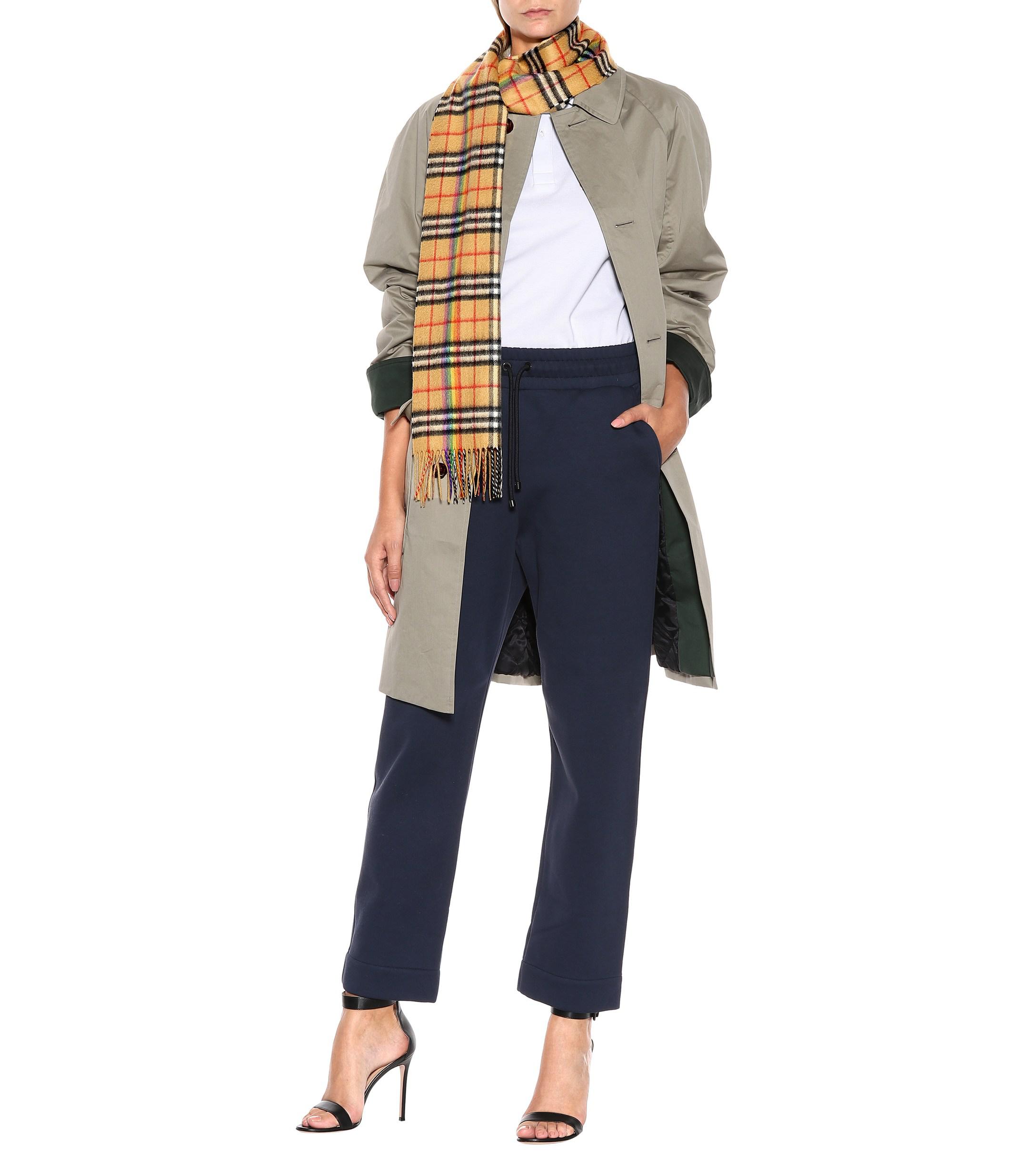 burberry scarf with rainbow