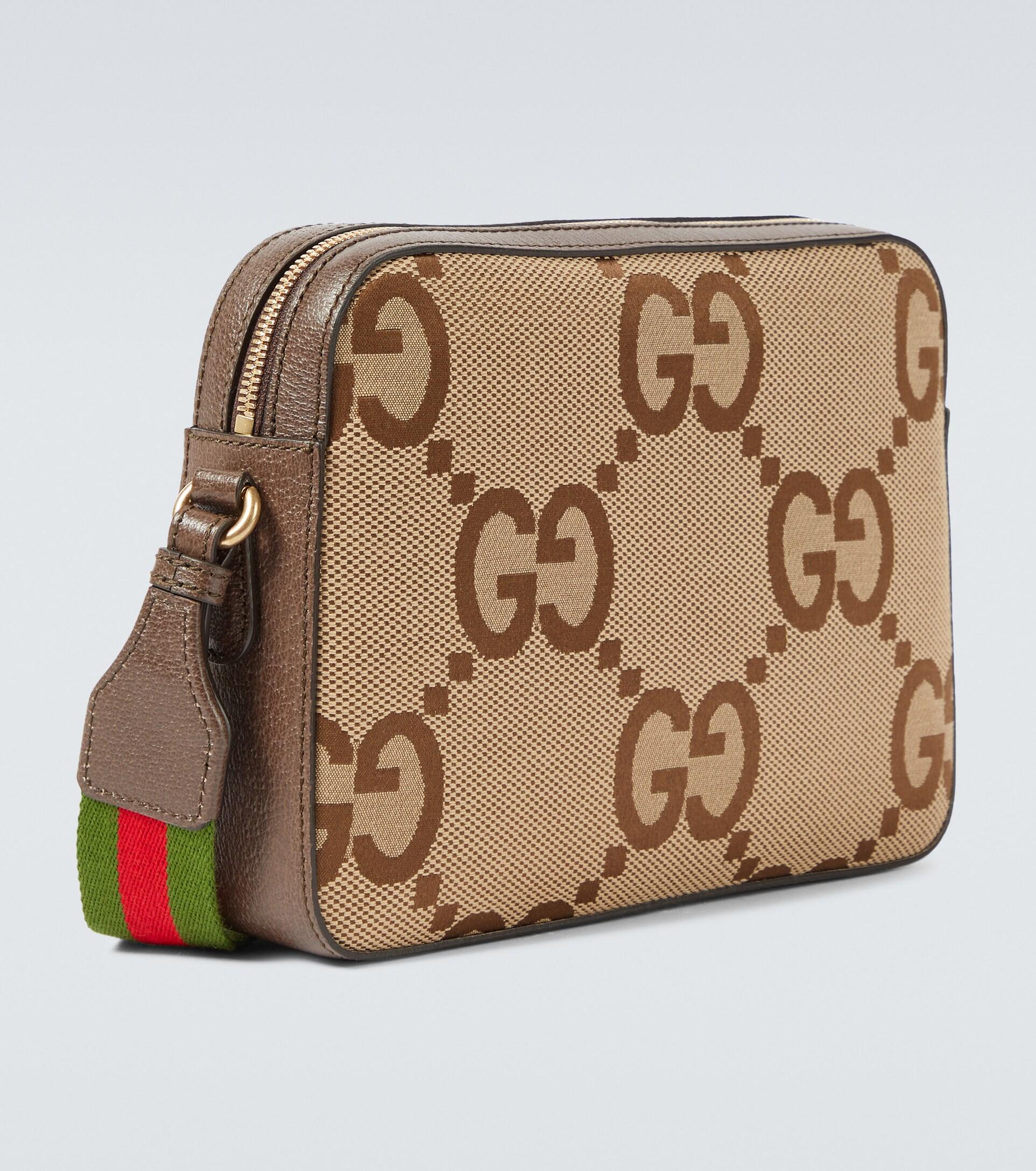 Gucci Jumbo GG Canvas Messenger Bag for Men | Lyst