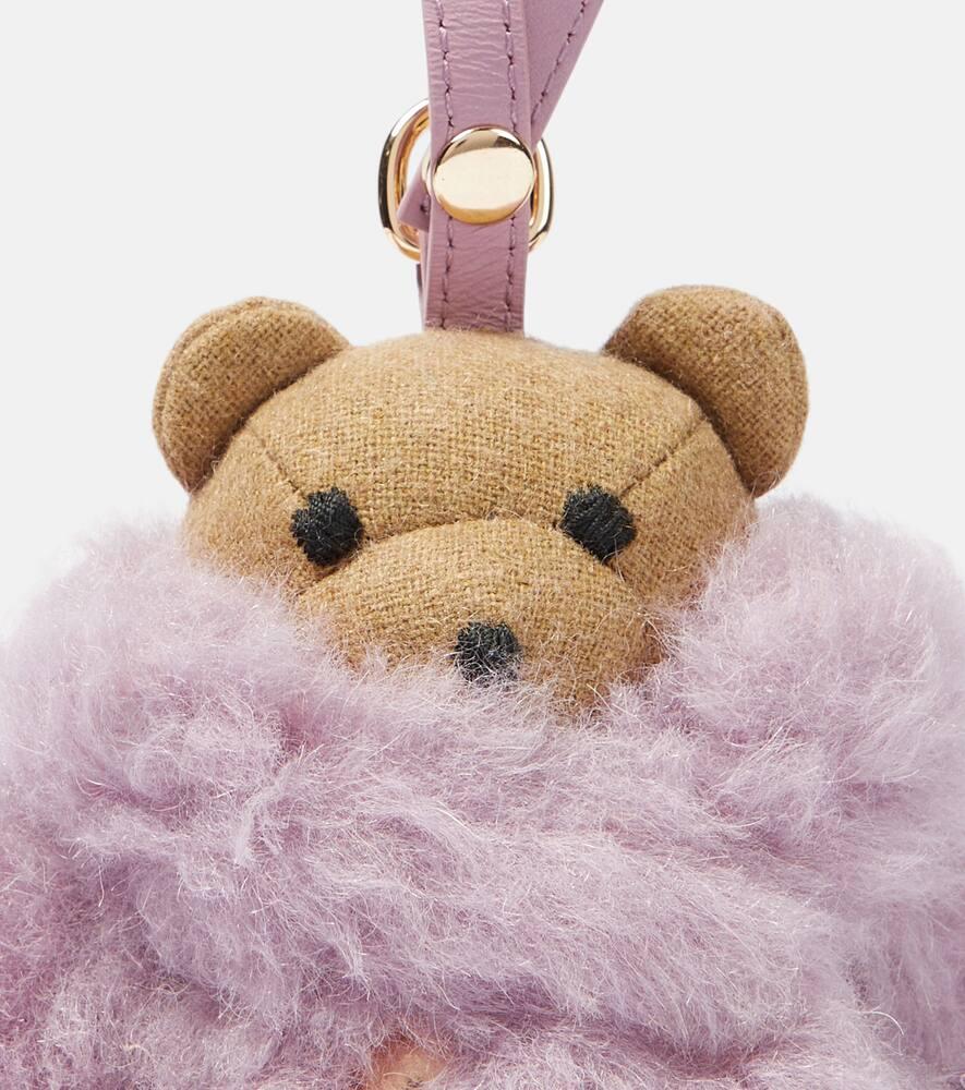 Max Mara Teak Teddy Bag Charm in Pink | Lyst
