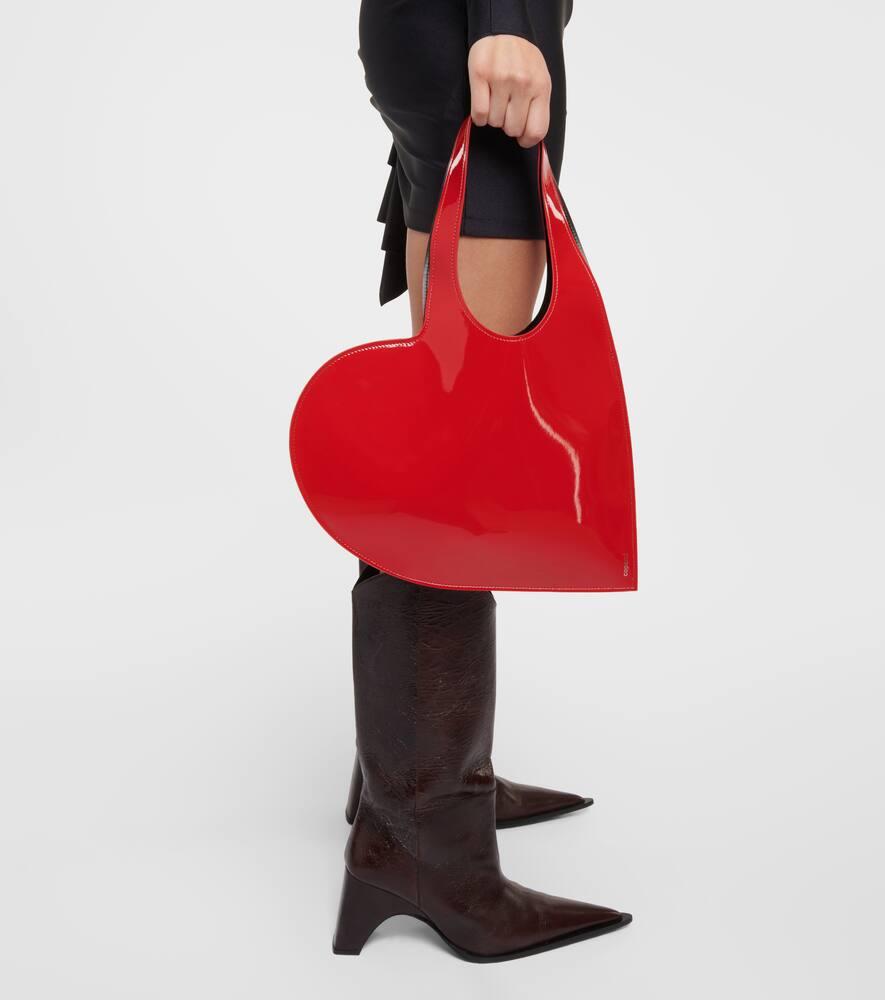トートバッグ Coperni FW25 BELT HEART TOTE (COPBA112F6012 RED) Heart Tote Bag Shopper Bag - Coperni - Leather - Red
