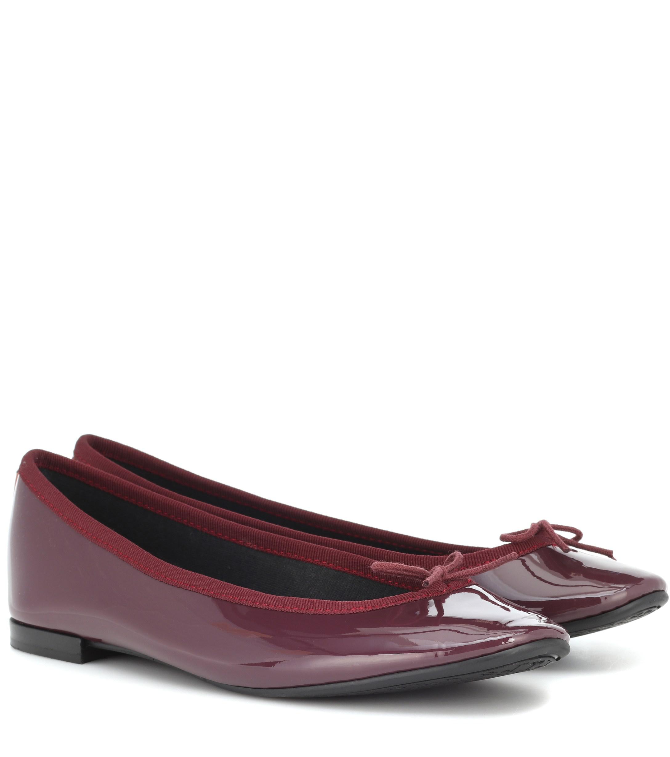 Repetto Lili Patent Leather Ballet Flats - Lyst