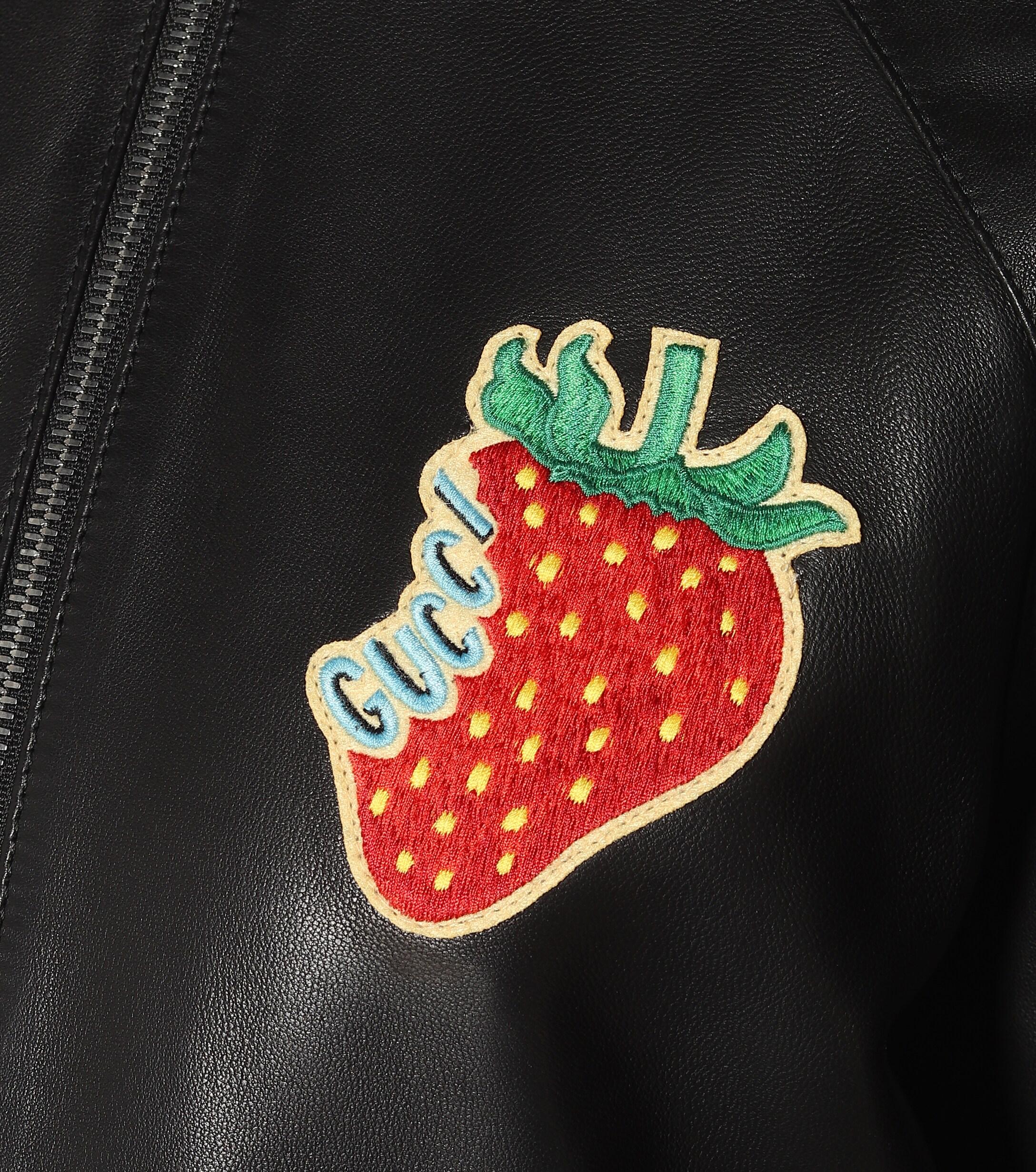 gucci strawberry jacket