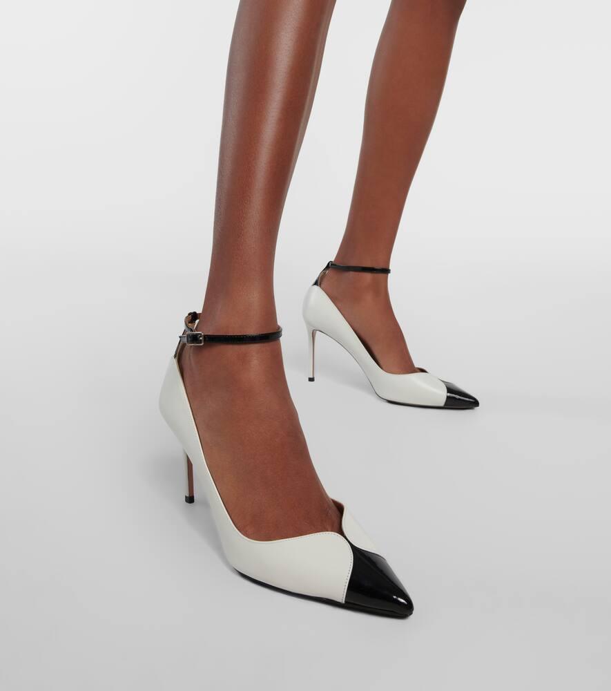 Aquazzura Pinot 85mm leather pumps - White