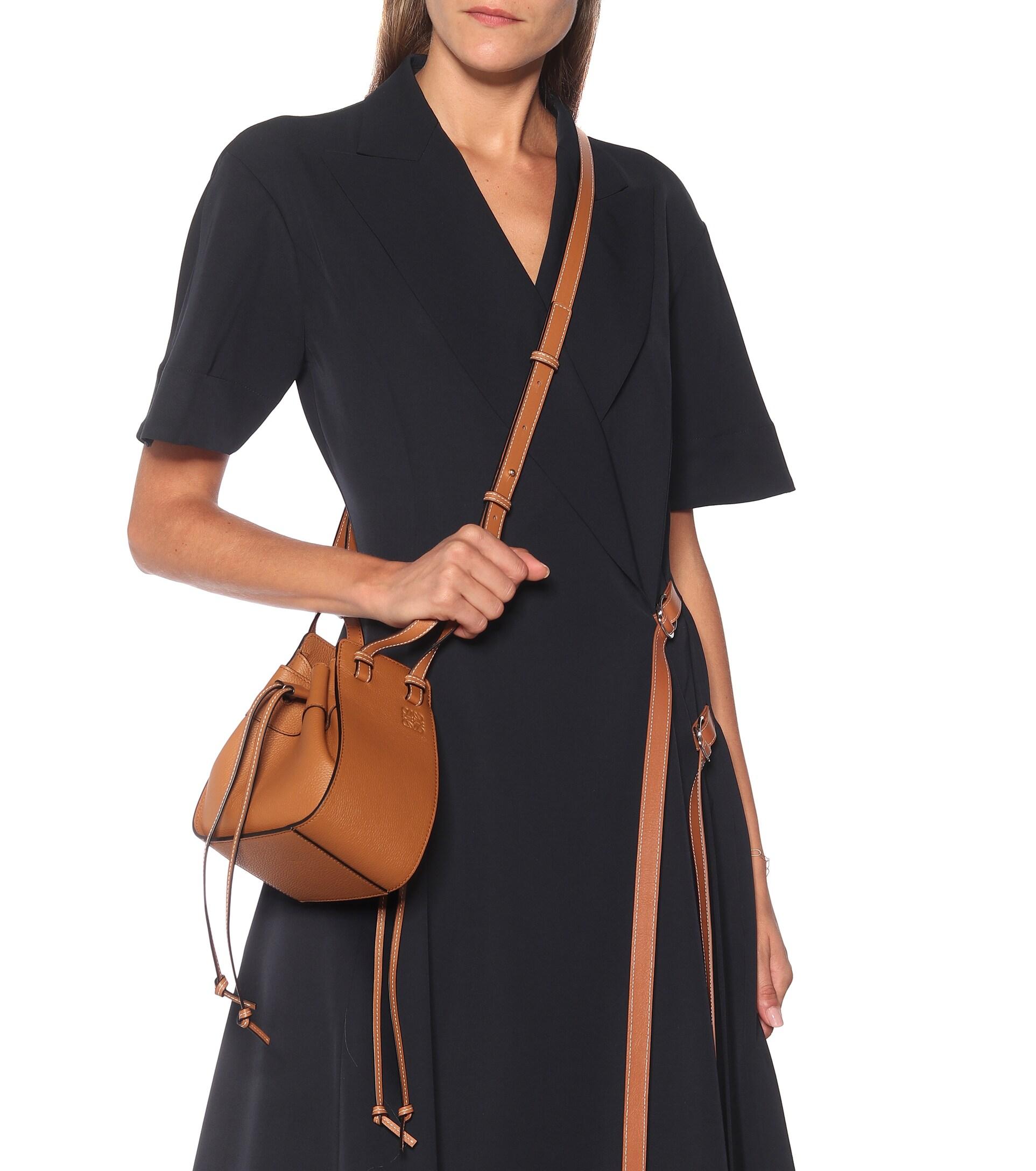 Loewe Hammock Mini Leather Shoulder Bag 