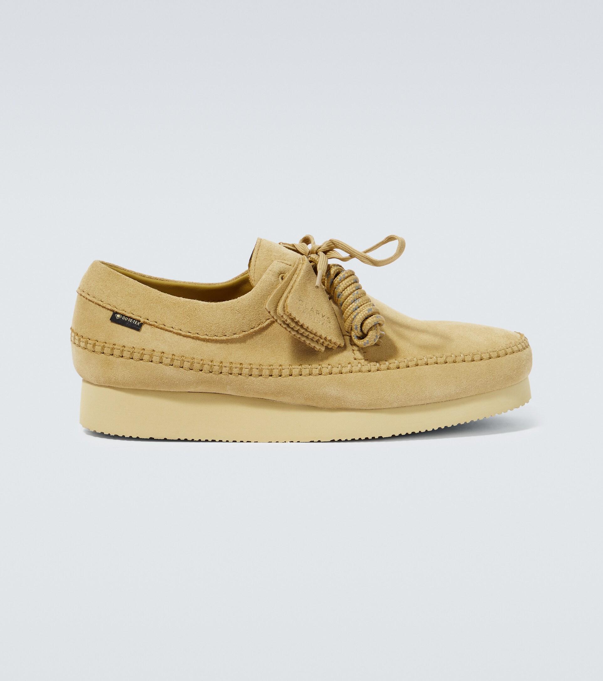 Clarks Weaver Suede Loafers for Men Lyst