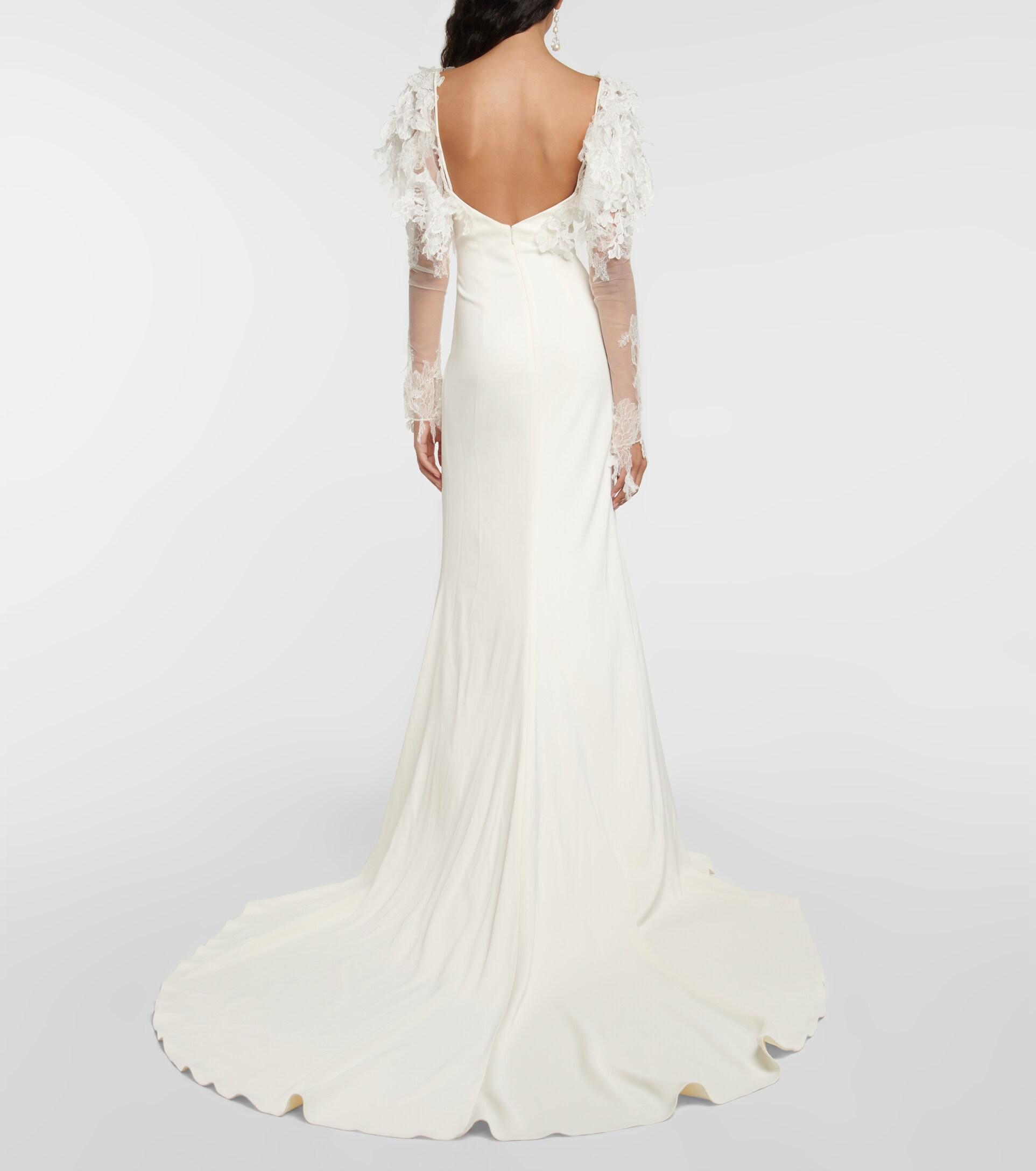 Danielle Frankel Bridal Aria Gown in White | Lyst