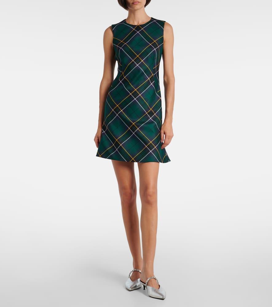 アレキサンダーマックイーン Alexander McQueen Wool Mini Dress 27563007_57392526_600.jpg