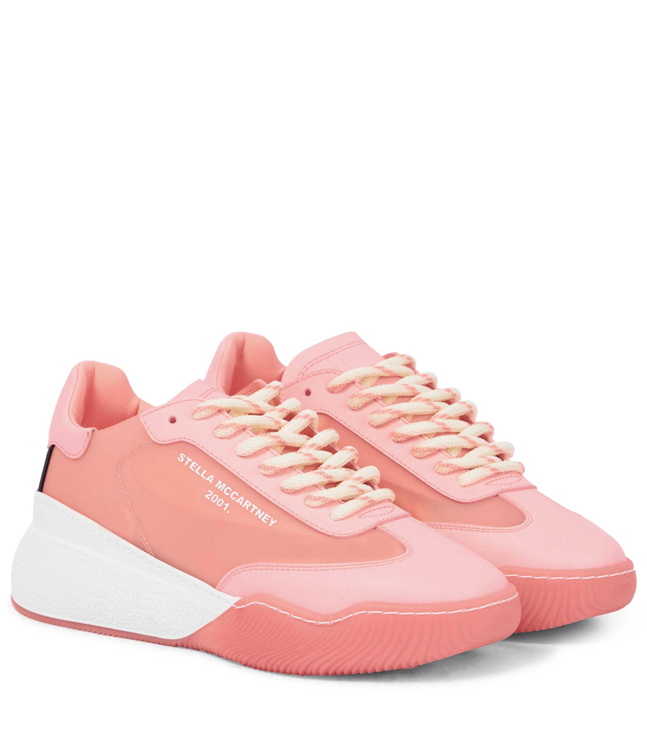 Stella McCartney Loop Sneakers in Pink - Lyst