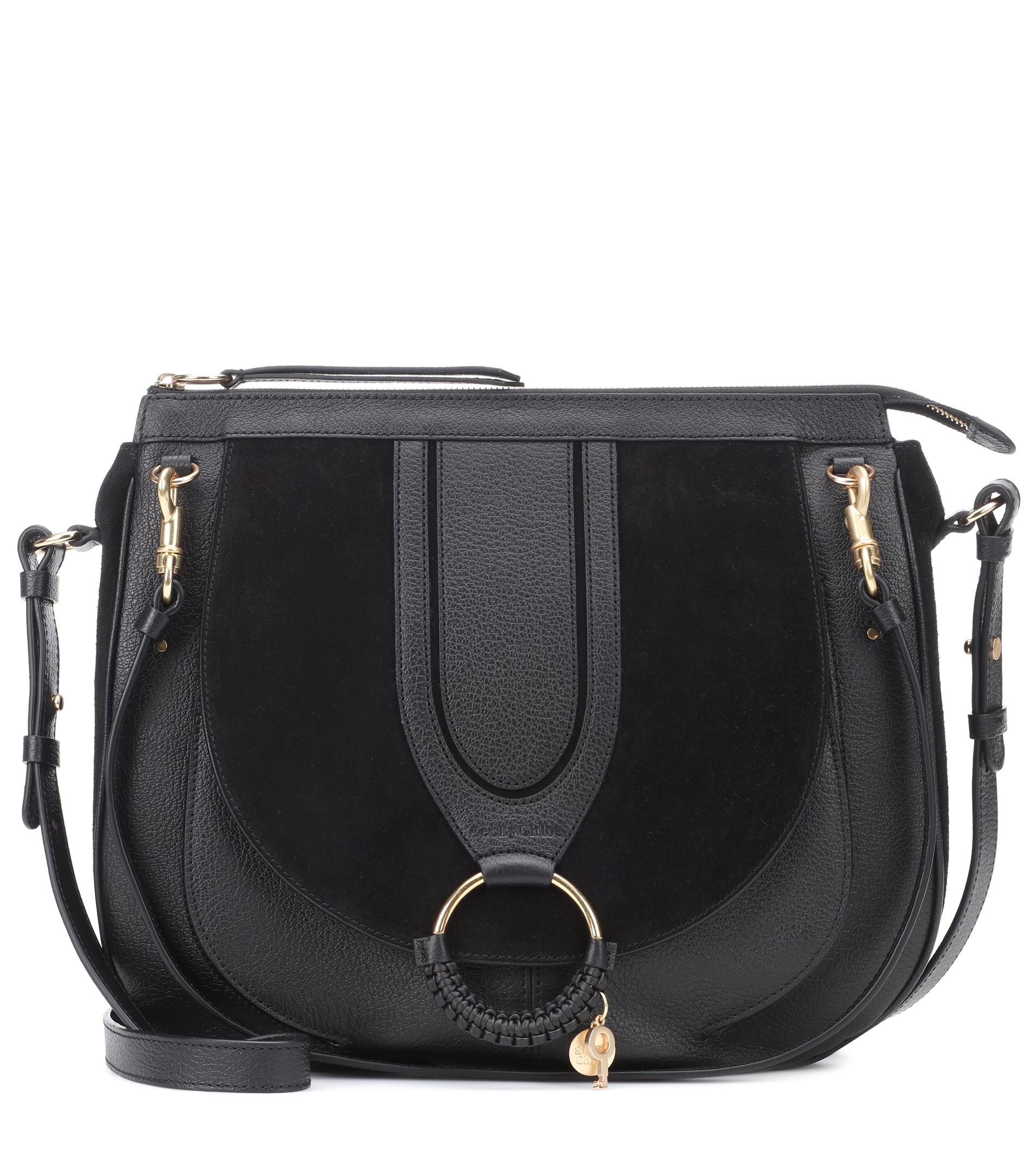 See By Chloé Tote Hana Hobo Large aus Leder in Schwarz | Lyst DE