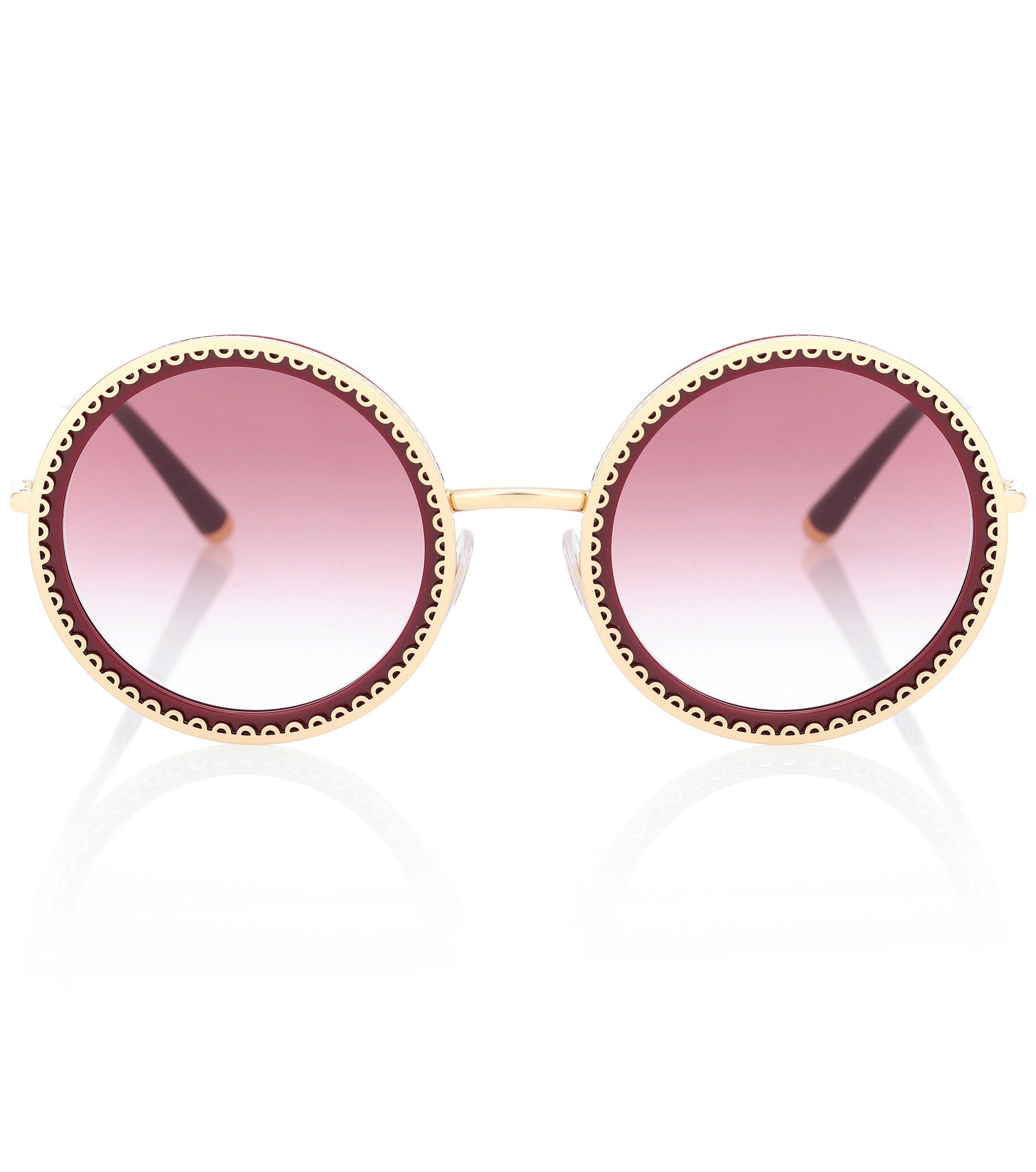 dolce and gabbana pink glasses