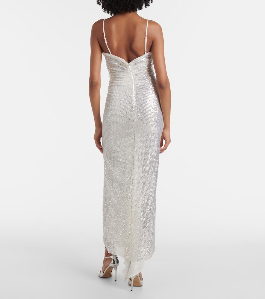 jacques wei draped sequined tulle dress Jacques Wei Draped sequined tulle dress