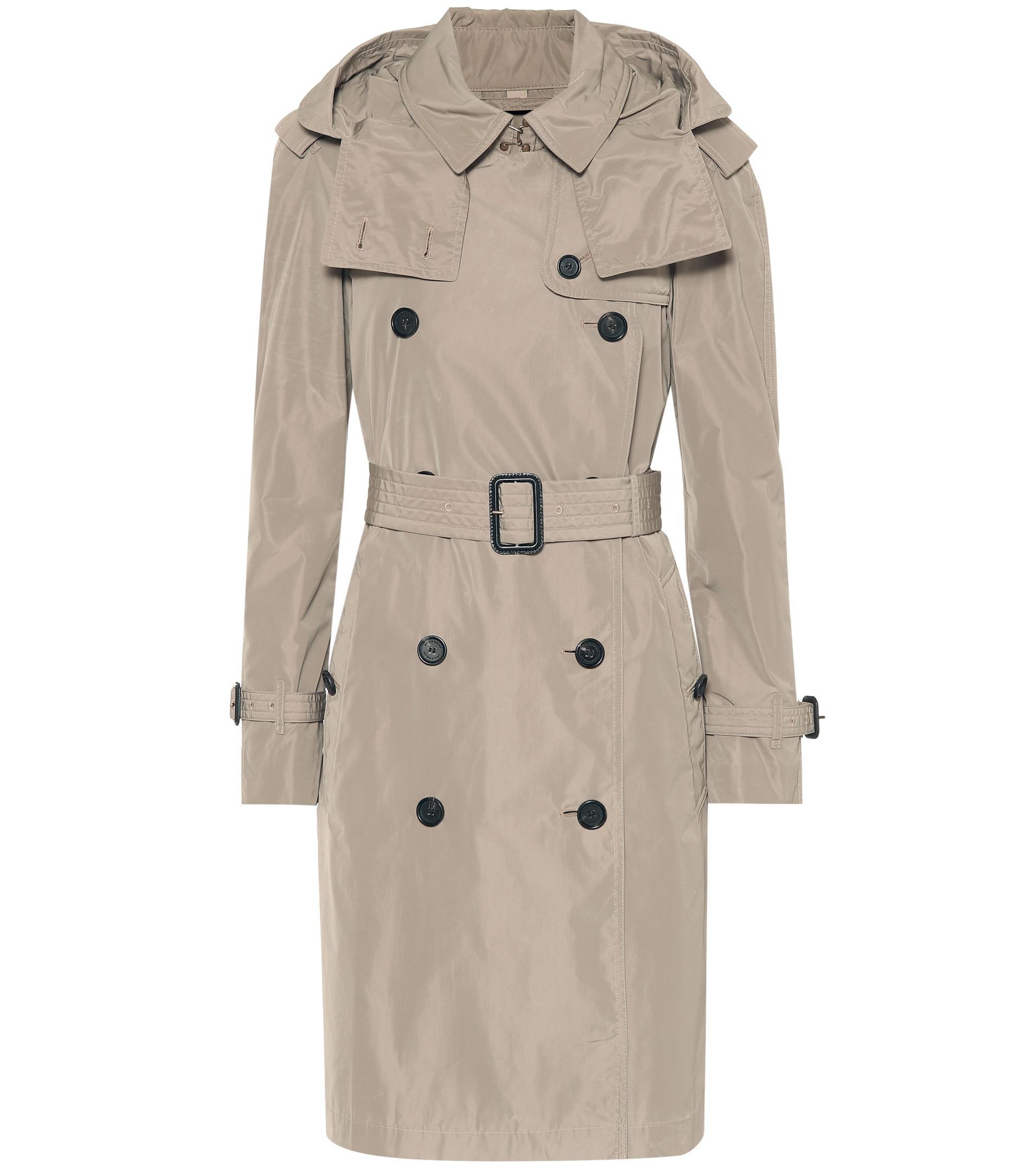 women's burberry taffeta trench coat