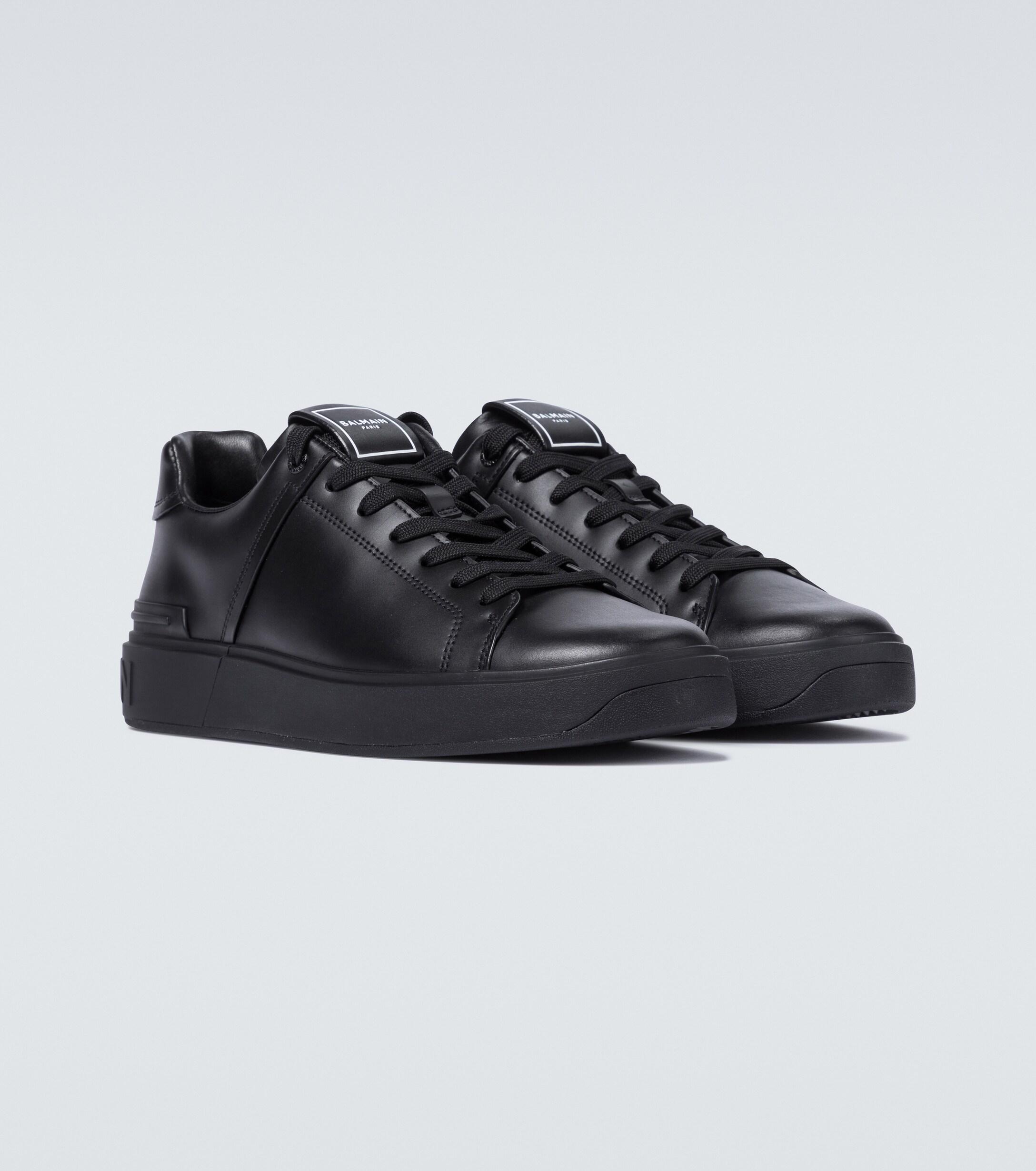 balmain b court sneakers