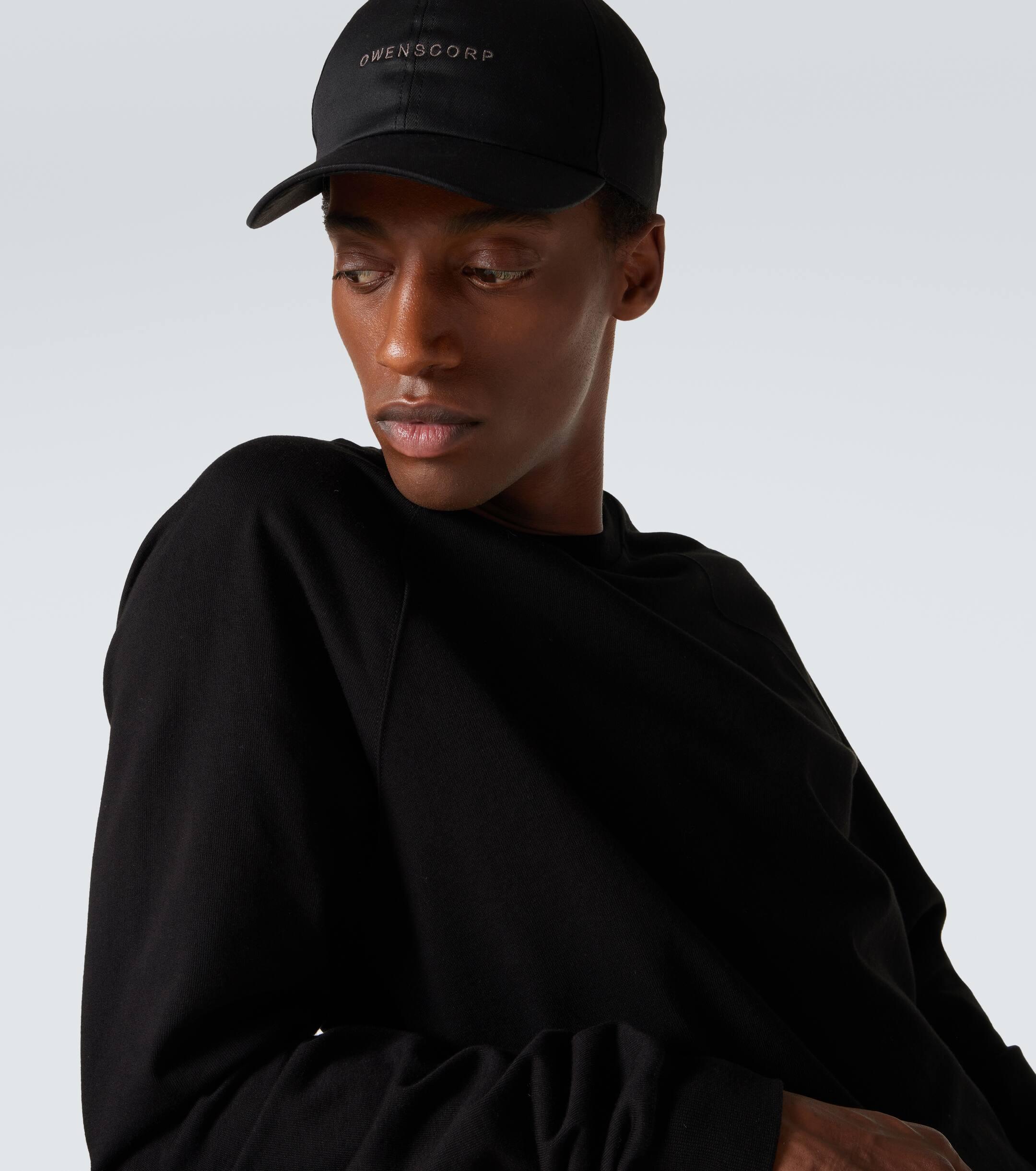Rick Owens Men Owenscorp Baseball Cap in Black for Men