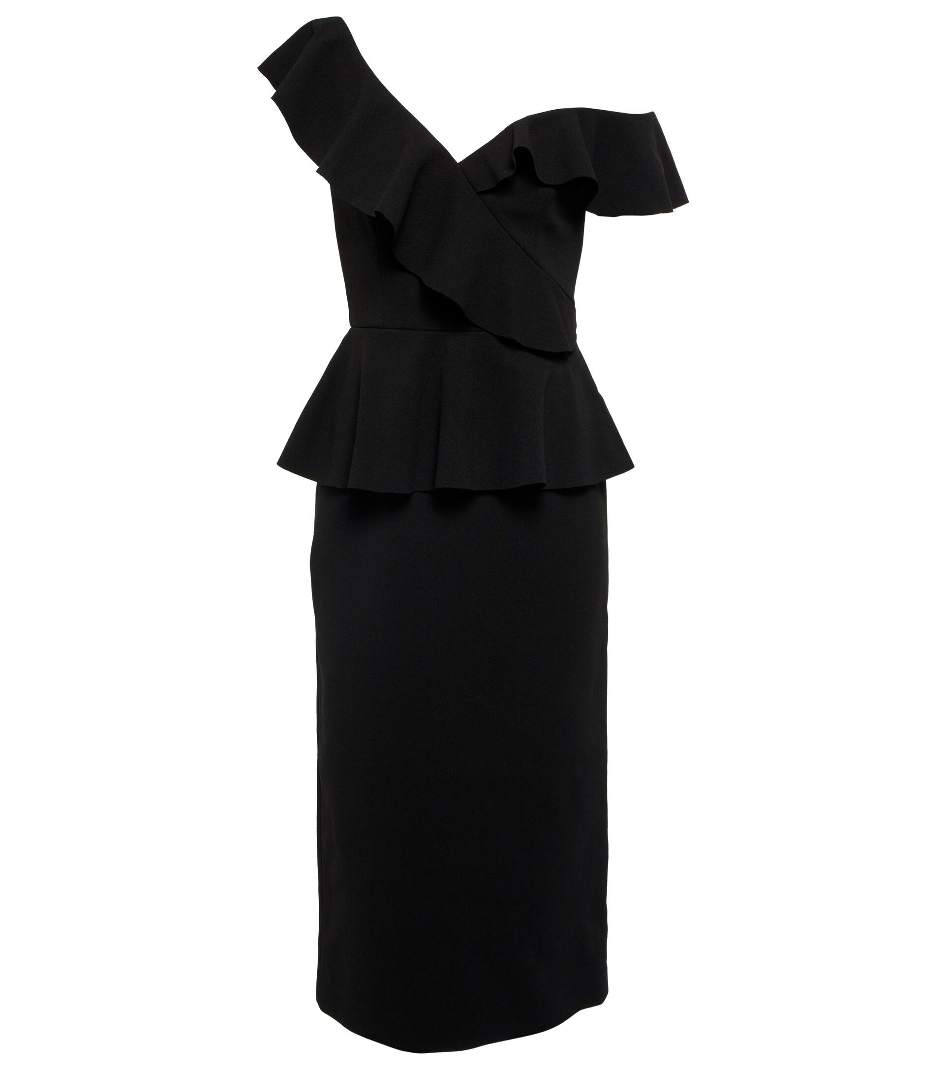 Rebecca Vallance Grace Midi Dress in Black | Lyst