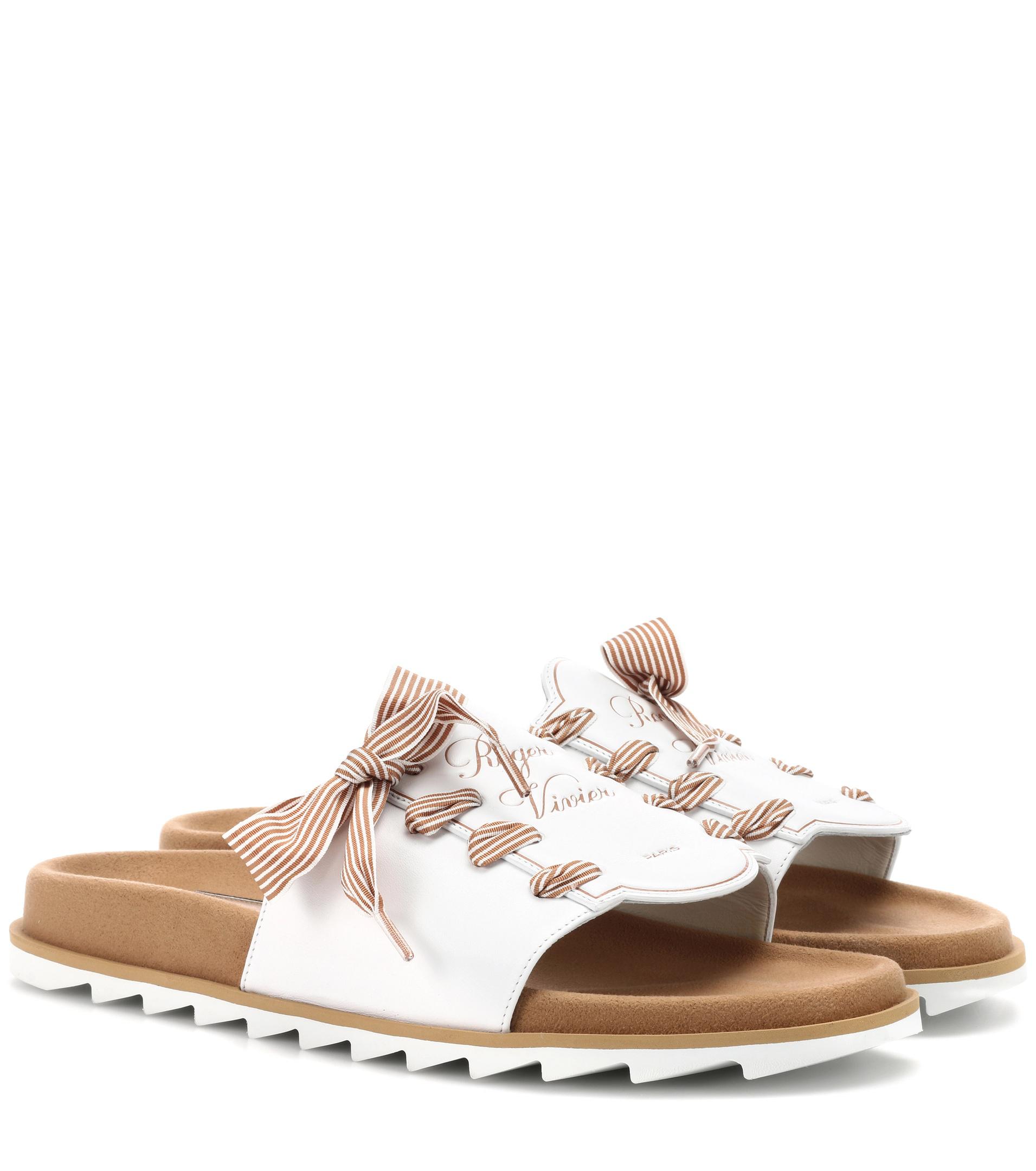 roger vivier white pump