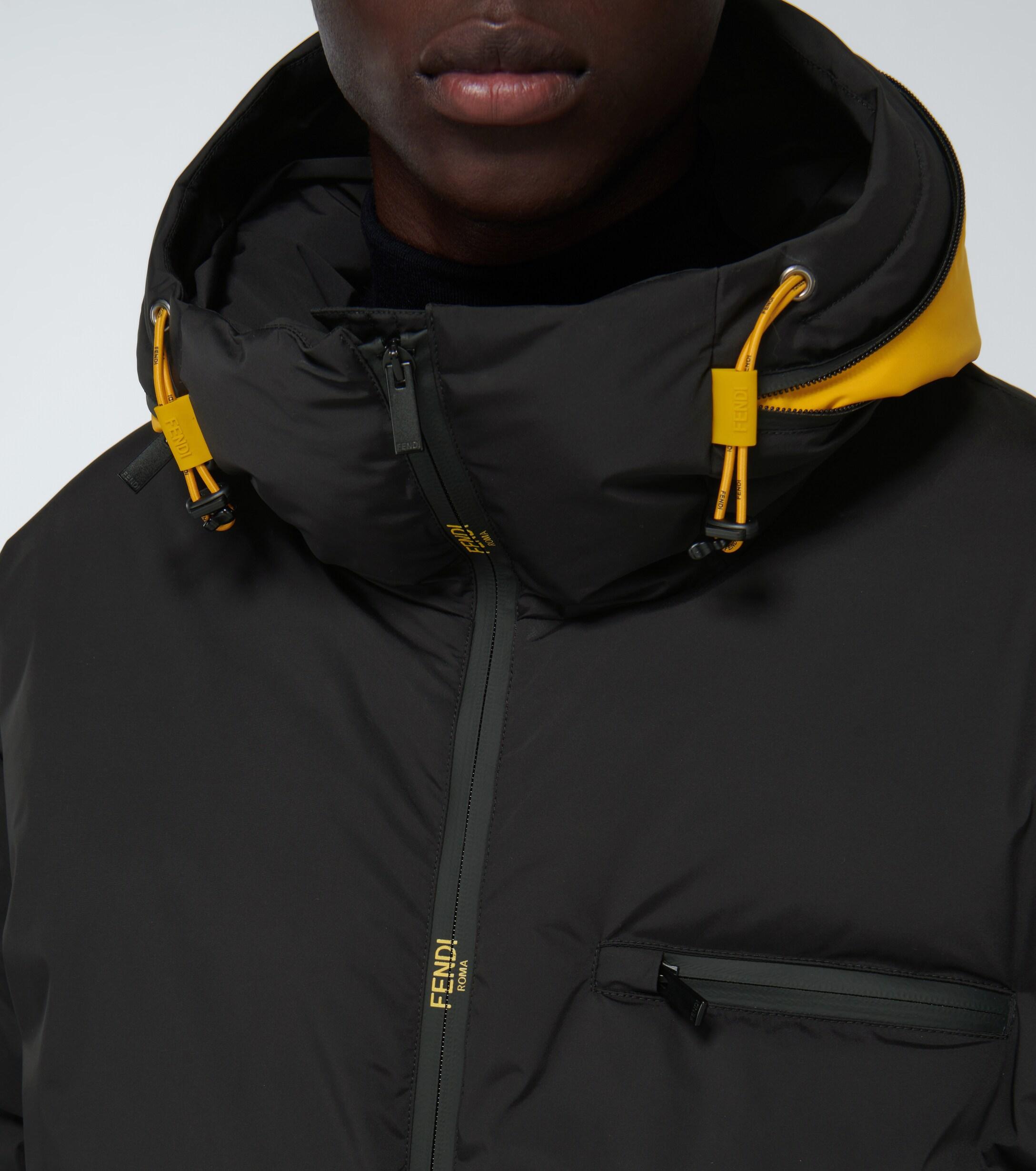 Fendi Technical Ski Jacket In Black For Men Lyst