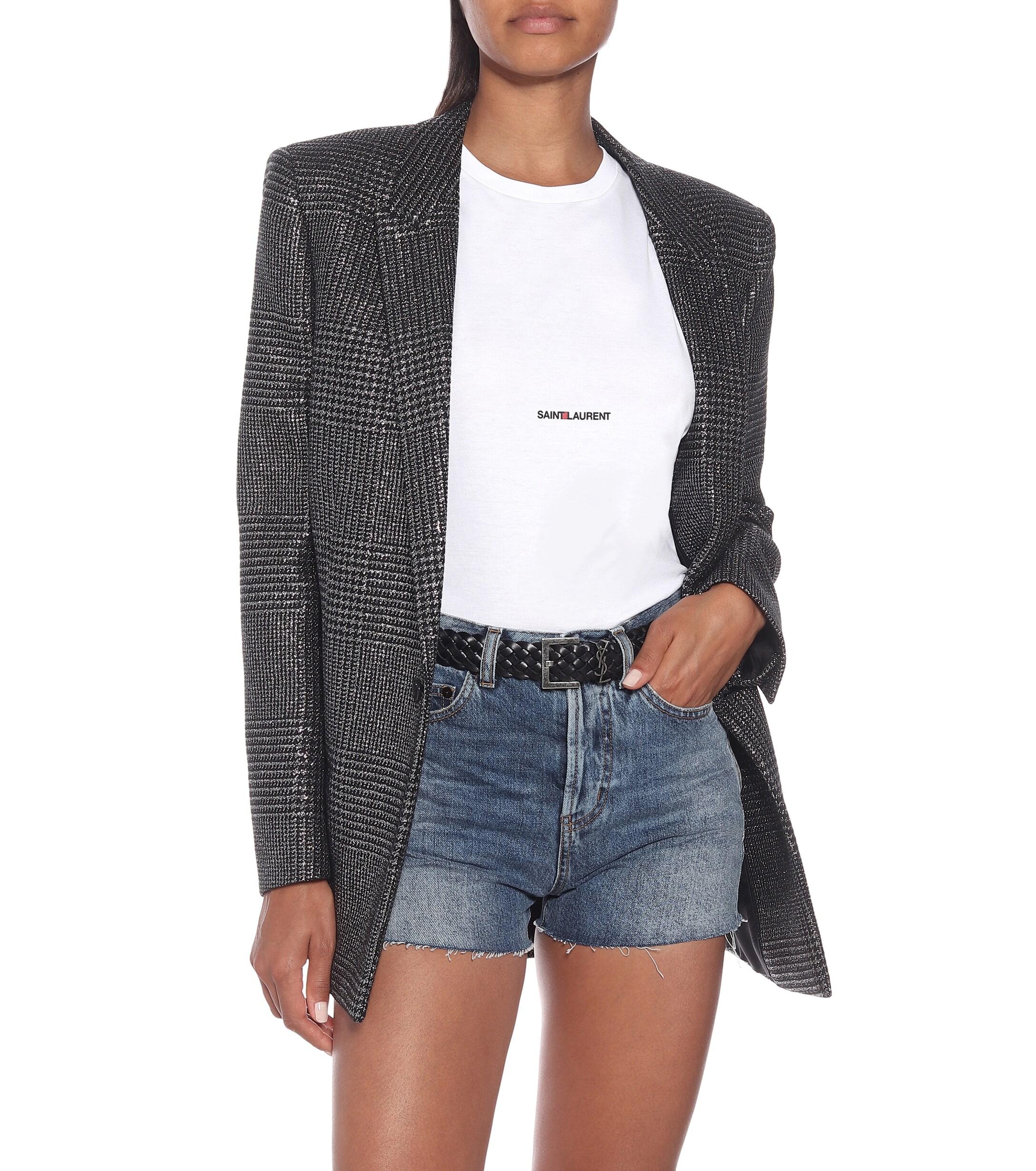 Monogram narrow belt with square buckle in lacquered leather Clearance