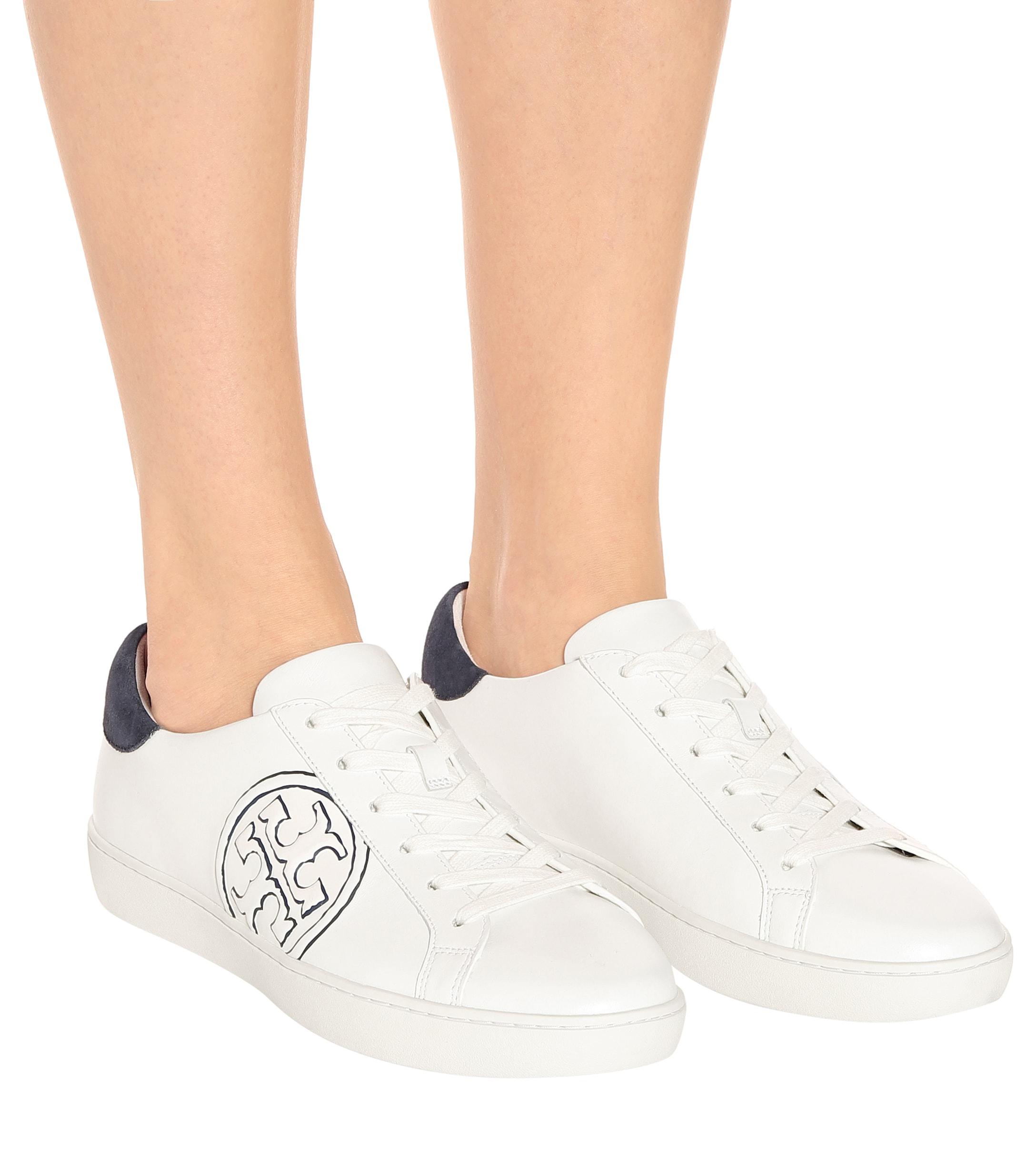 Tory T-logo Sneaker in White |